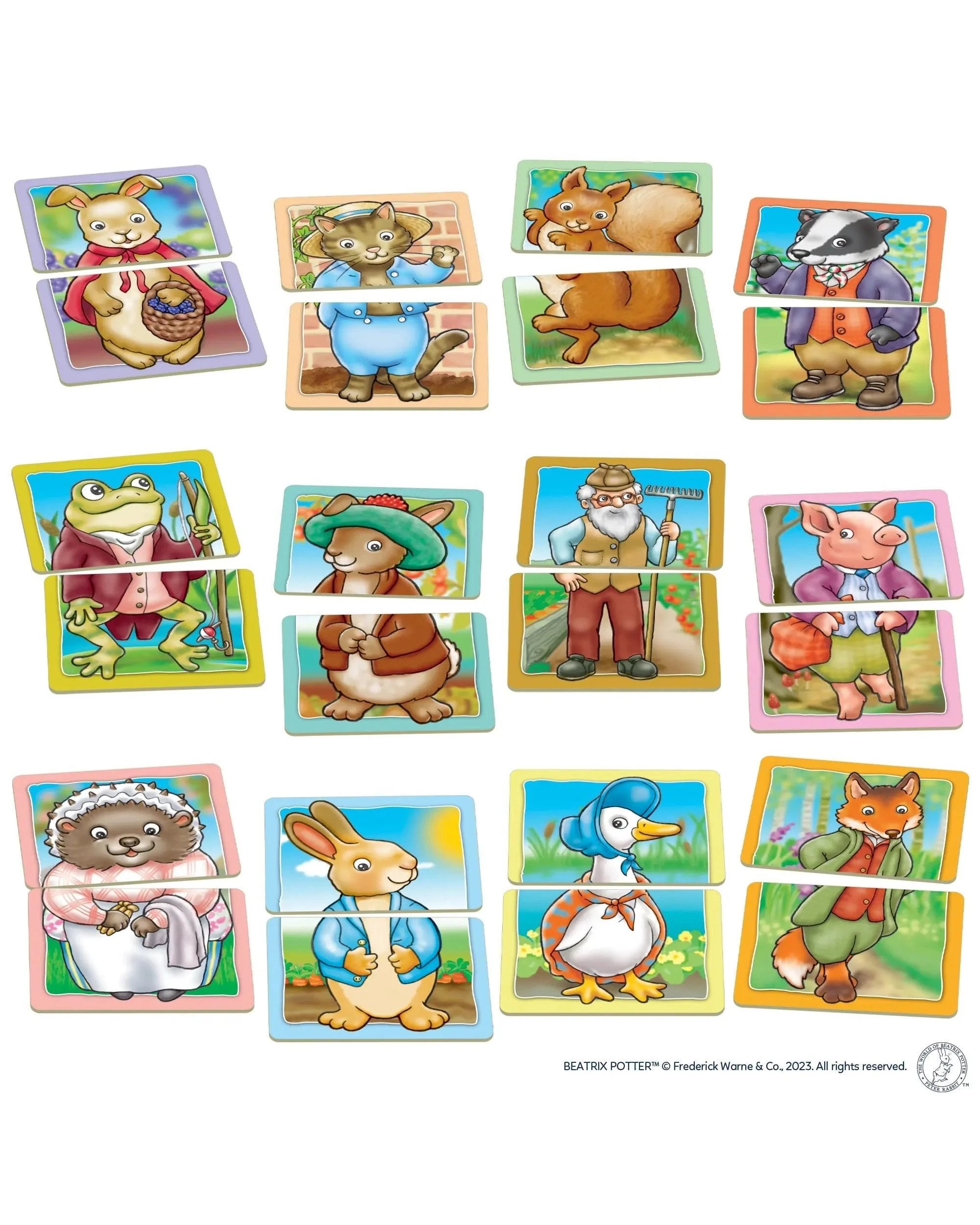 2 Peter Rabbit Heads and Tails Game, 2 of 6