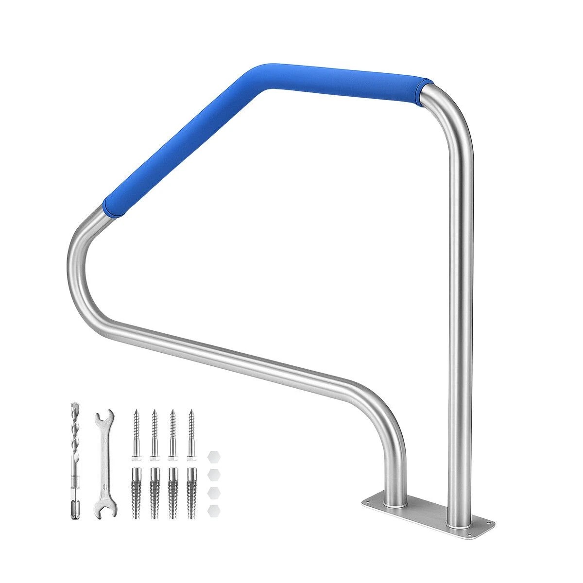 3 OGL Swimming Pool Handrail Steps Stairs Railing Banister Stainless Steel, 3 of 6