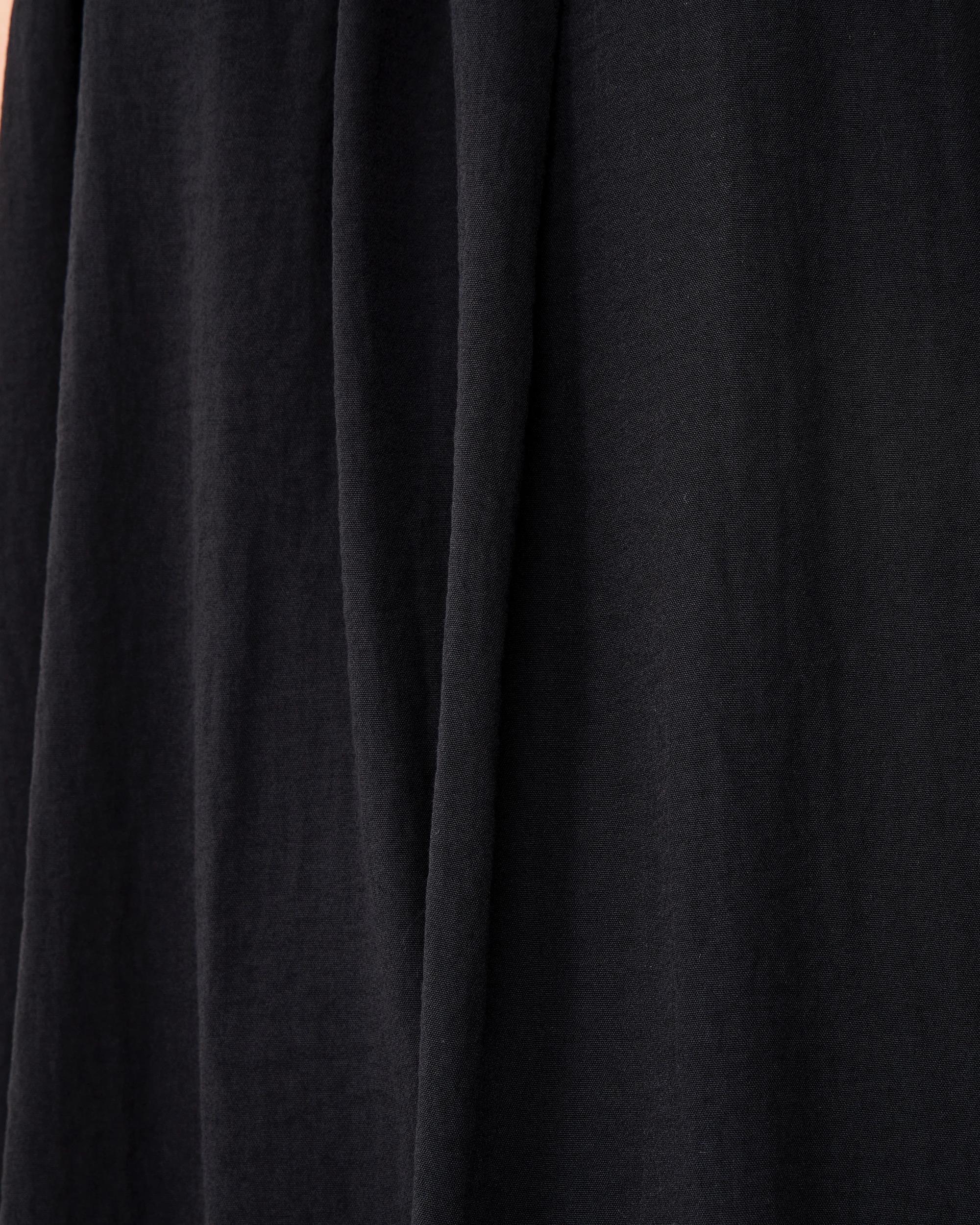 4 Sleeveless Textured Midi Dress Black, 4 of 7