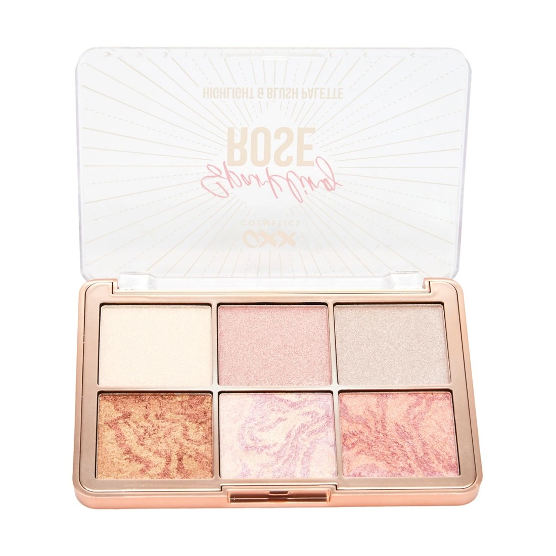 2 OXX Cosmetics Sparkling Rose Highlight and Blush Palette, 2 of 6