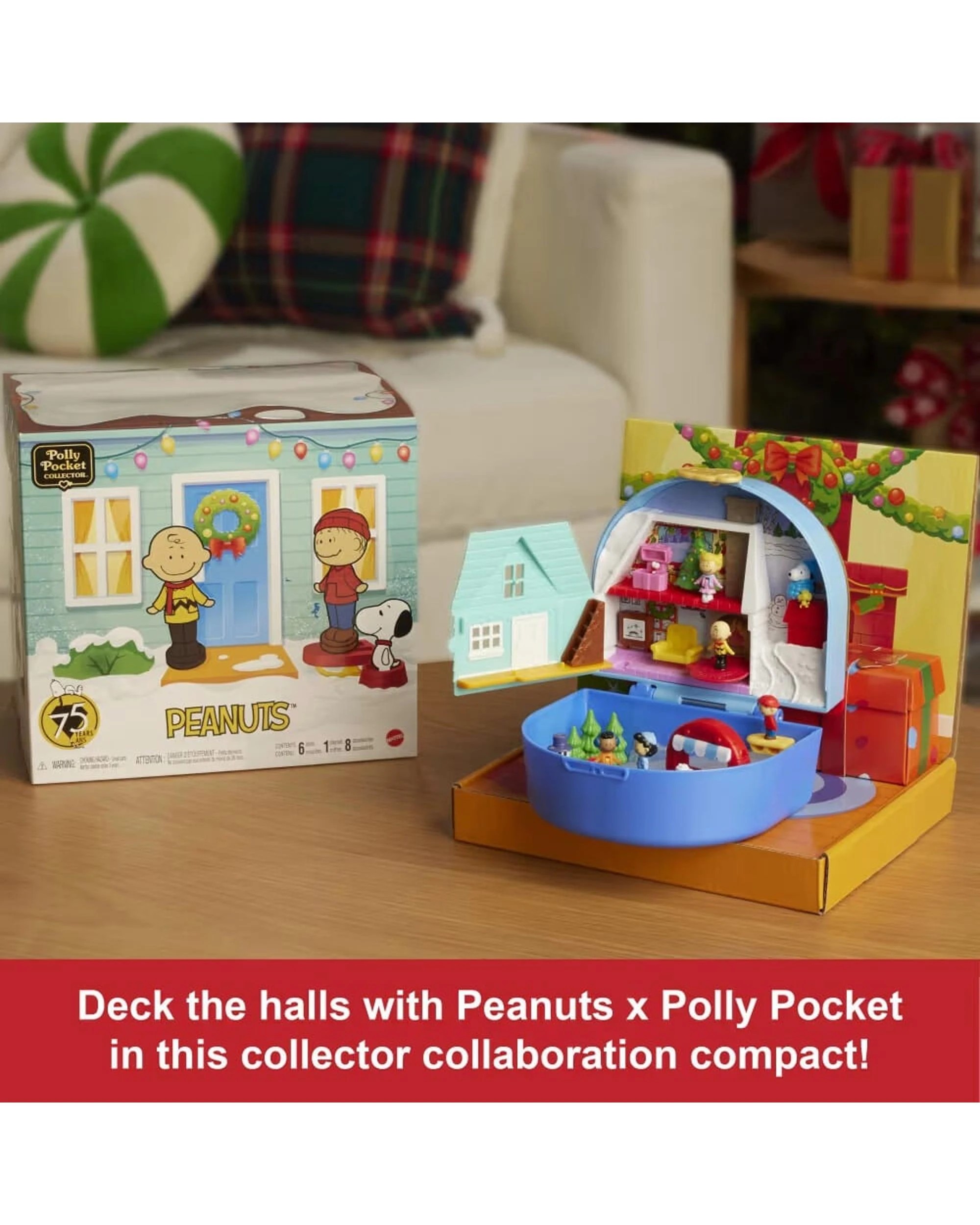 8 Polly Pocket Collector Peanuts Compact Playset, 8 of 10