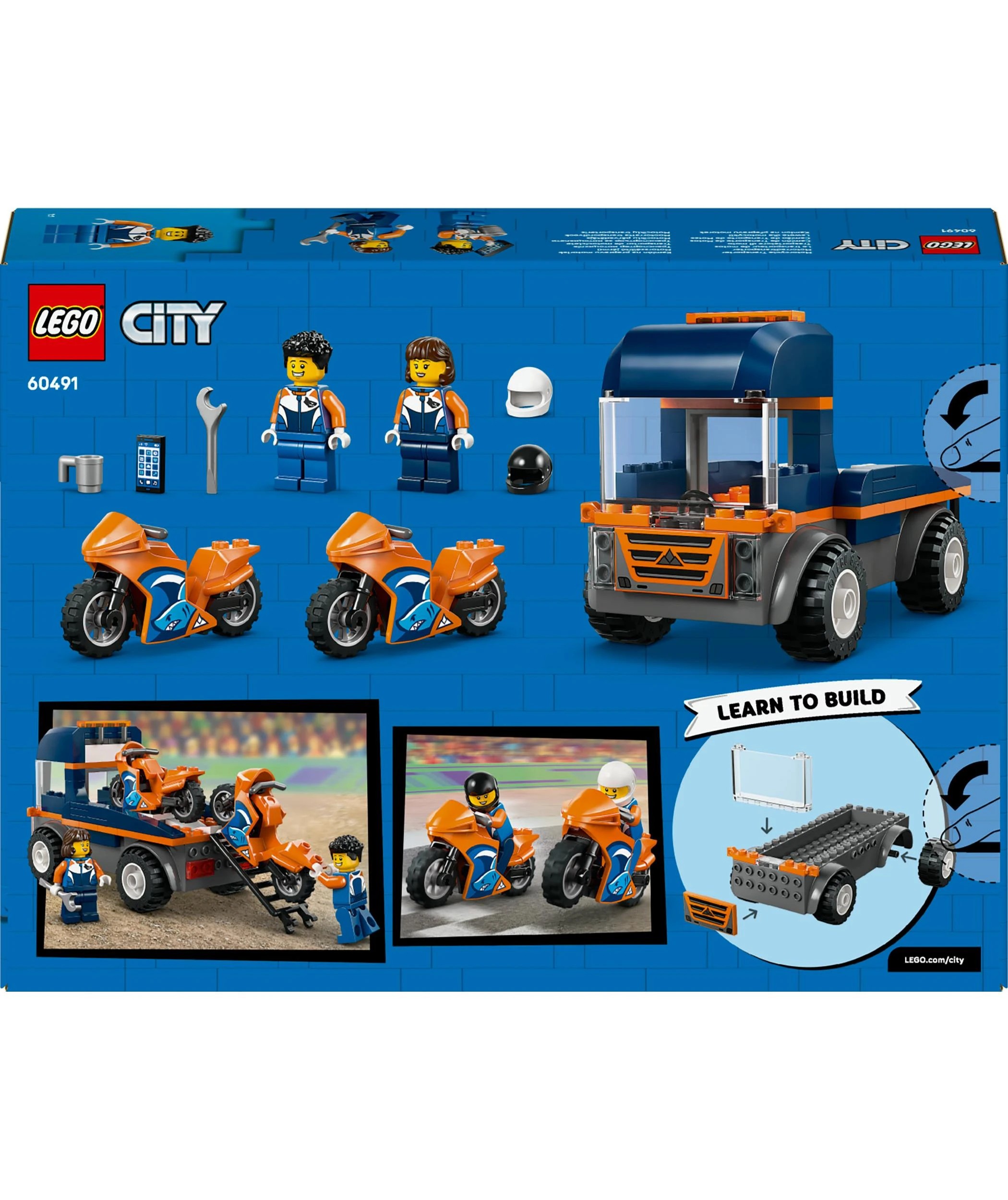 10 LEGO City Motorcycle Transporter 60491, 10 of 10