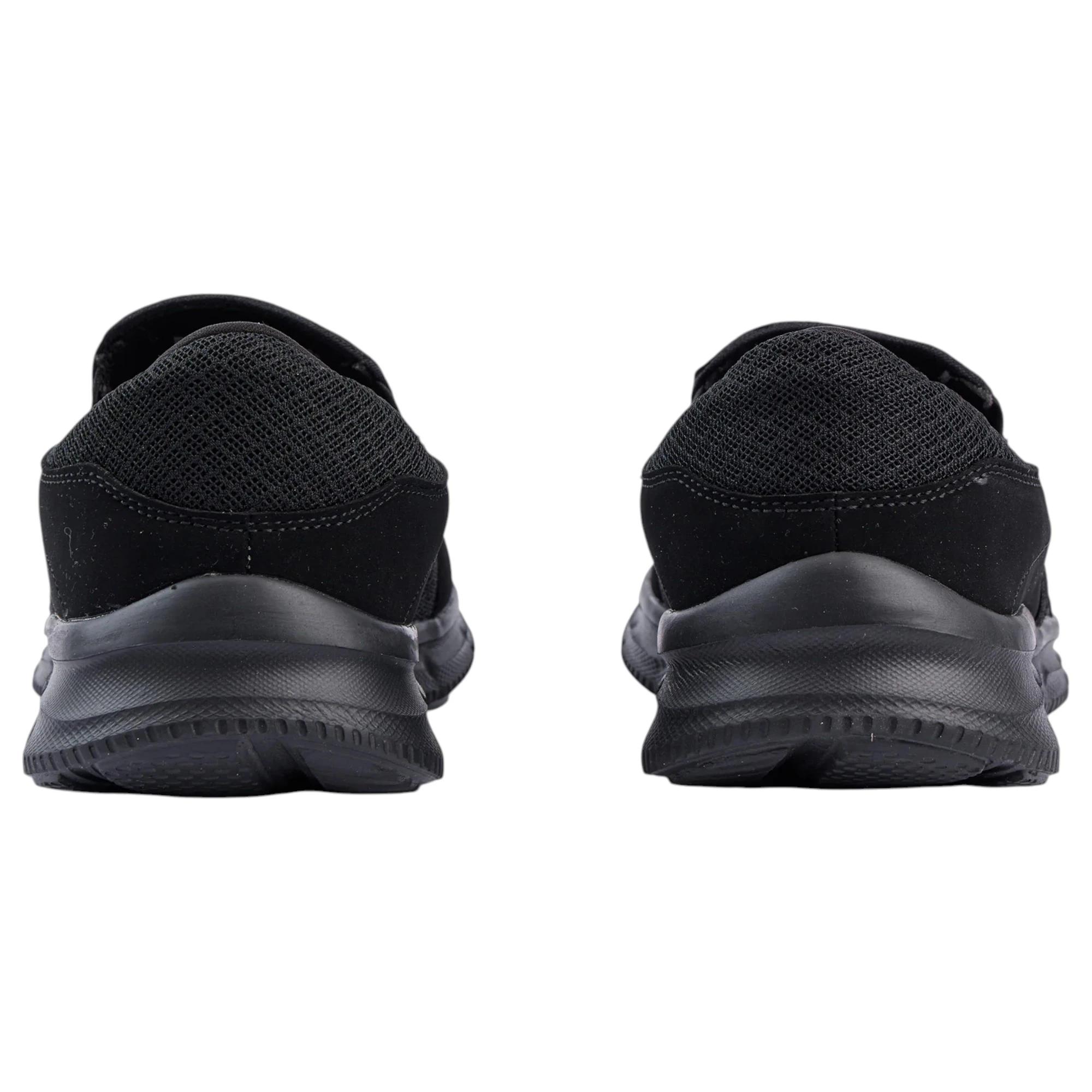4 Sfida Mens Float Lightweigh Sneaker Leisure Walker Athletic Shoes BLACK, 4 of 6