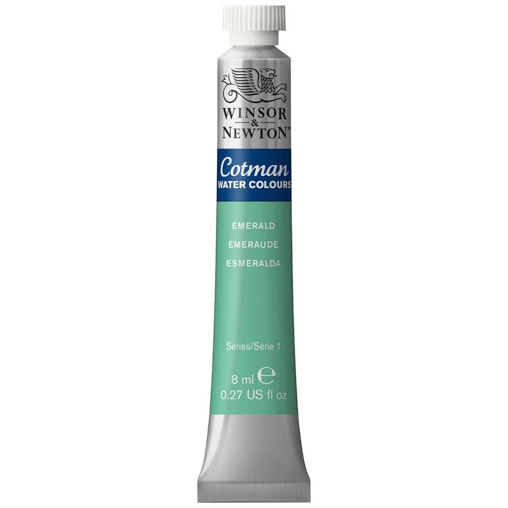 1 Winsor & Newton Cotman Watercolour 8mL Emerald, 1 of 1