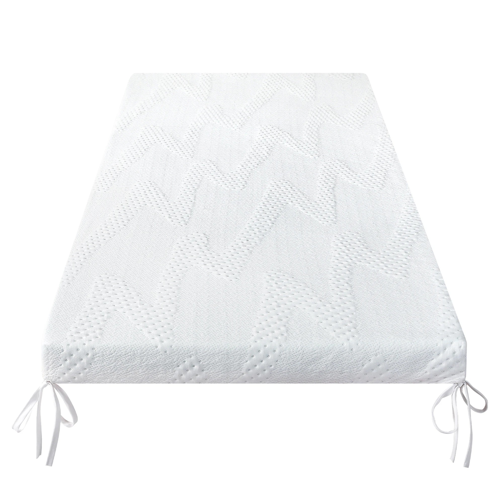 2 Dreamz Single Foam Mattress Topper For Camping Bed - Twin Bed, 2 of 9