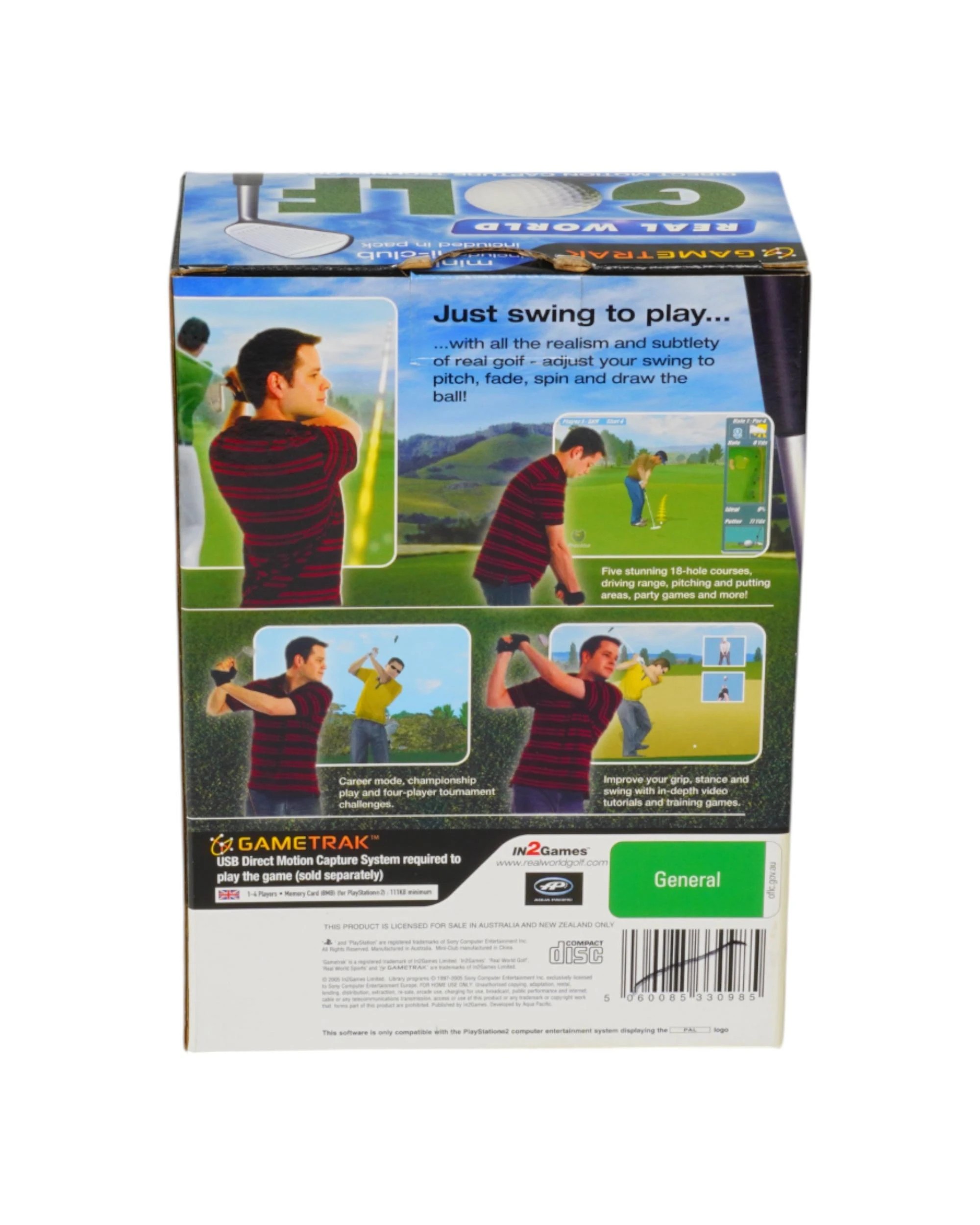 6 Gametrak Real World Golf with Club - PS2, 6 of 8