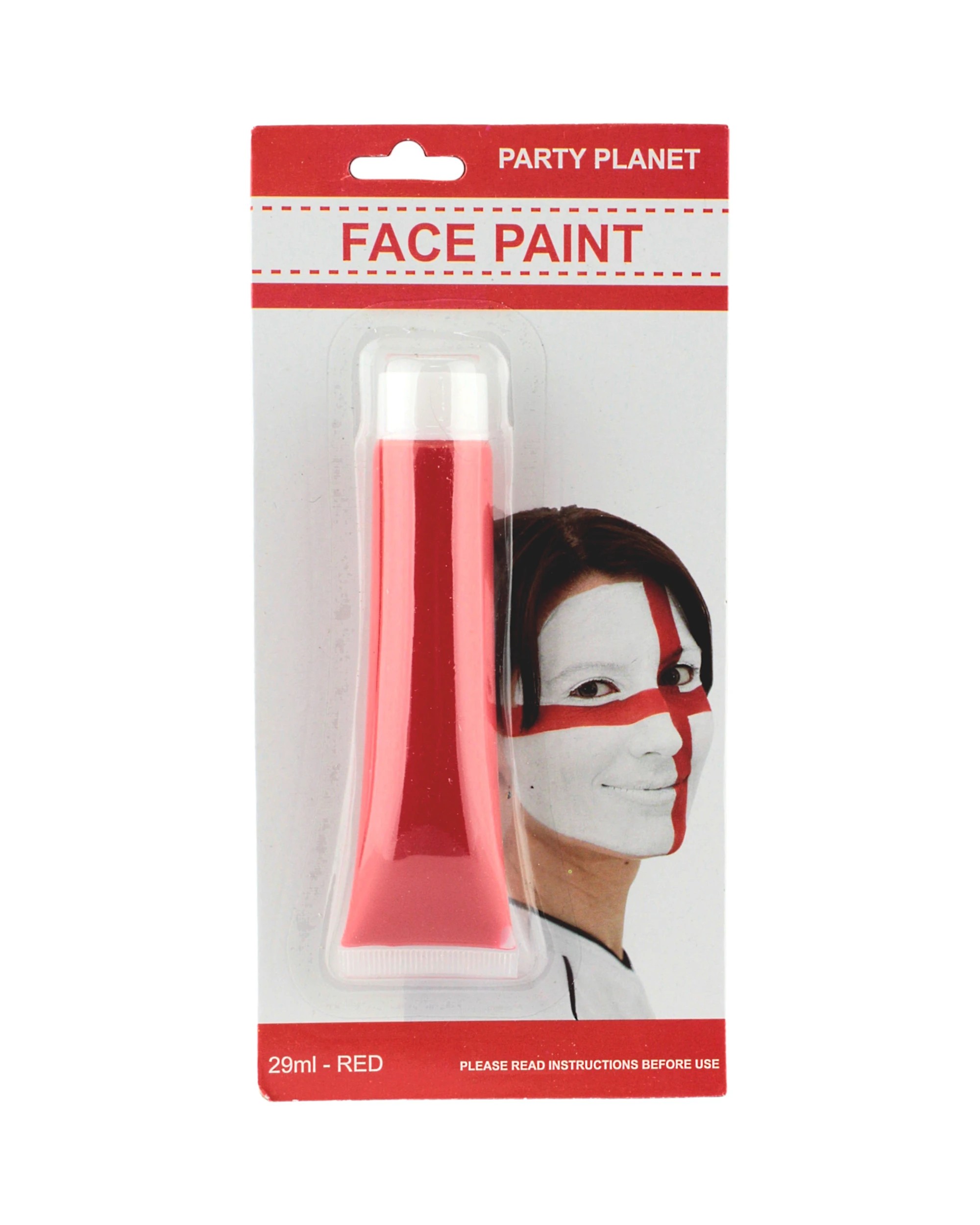 2 Party Planet Face Paint - Red, 2 of 3