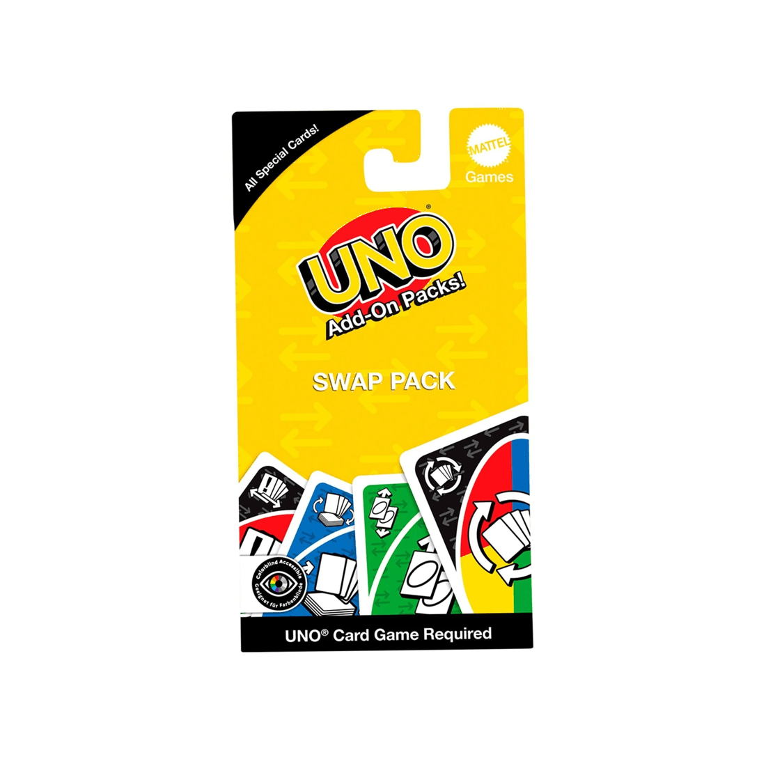 1 Mattel Games UNO Add-On Packs Swap Pack Card Game, 1 of 6