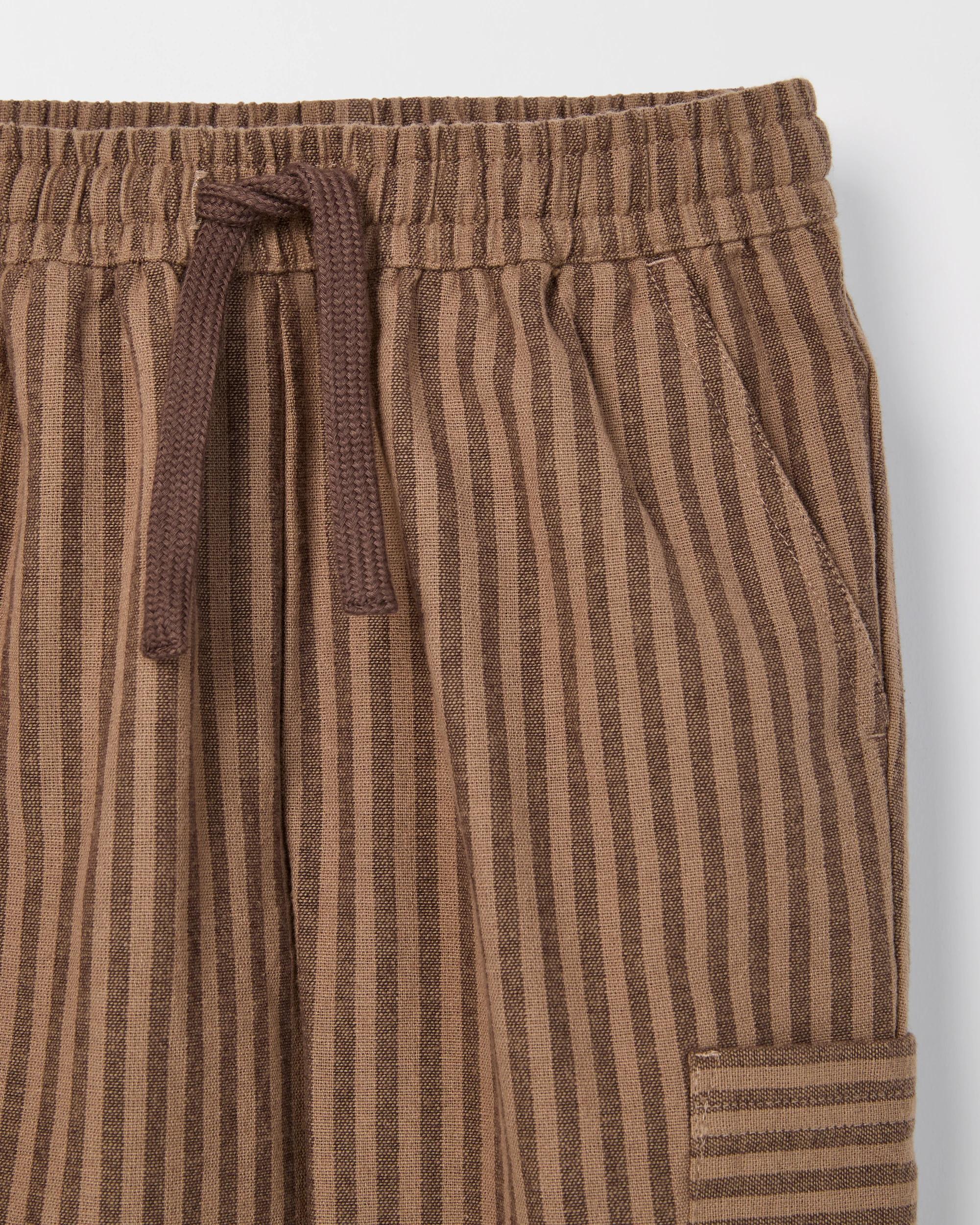 6 Target Kids Lightweight Woven Pull-On Pants HOT FUDGE, 6 of 6