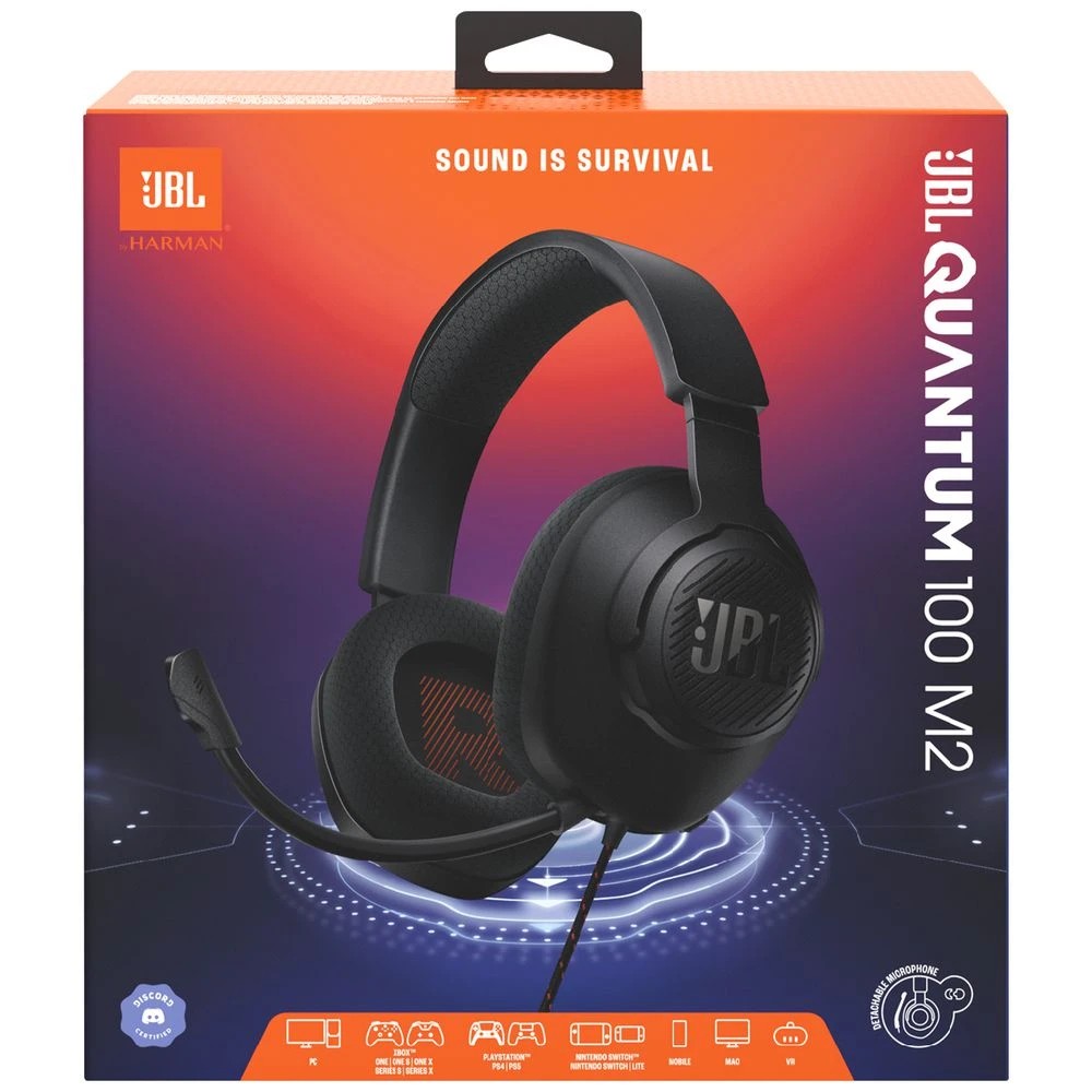 10 JBL Quantum 100 MK2 Headset Black, 10 of 10