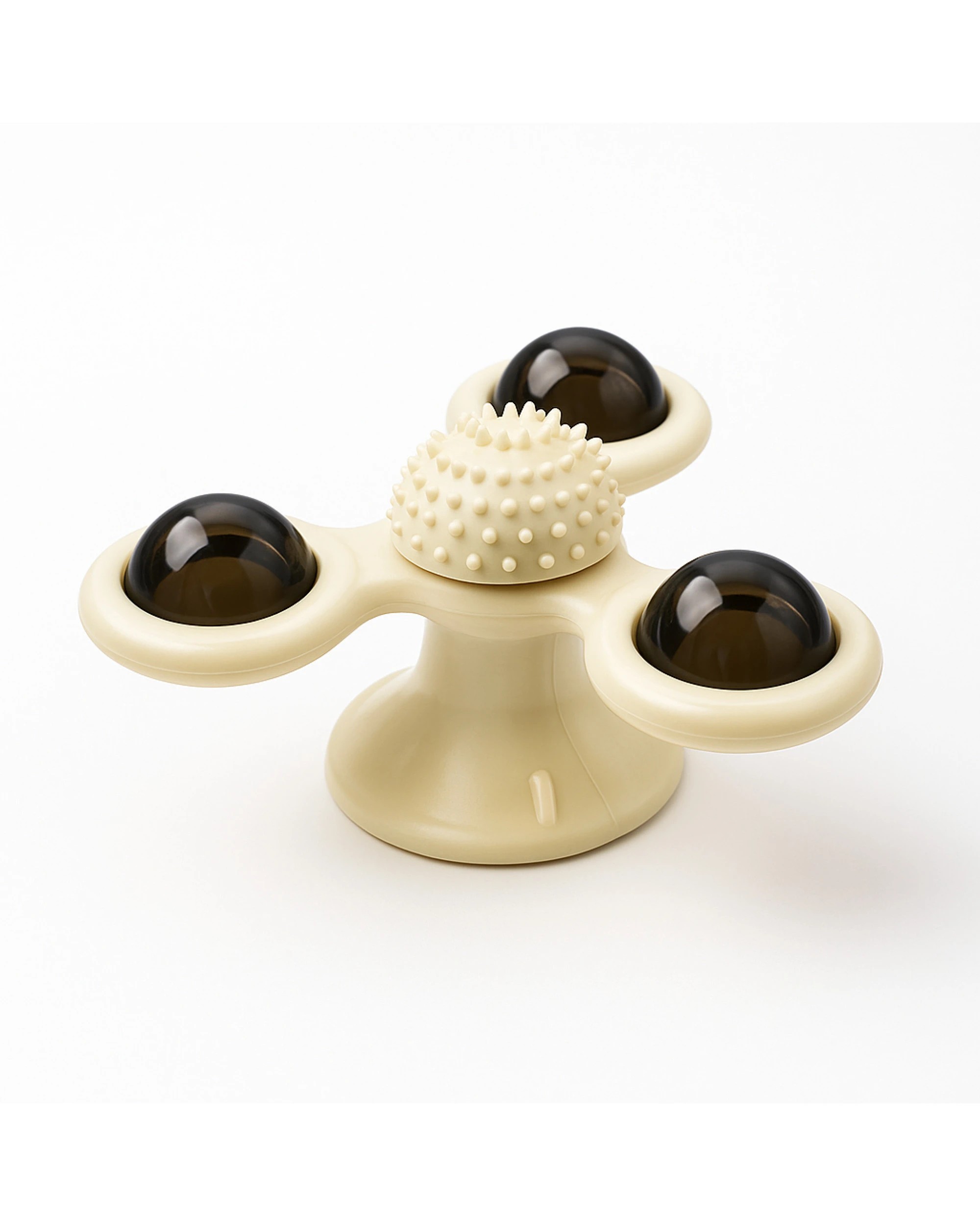 1 BR Pets Windmill Cat Toy with Interactive Suction Cup and 3 Compartment Design, 1 of 2