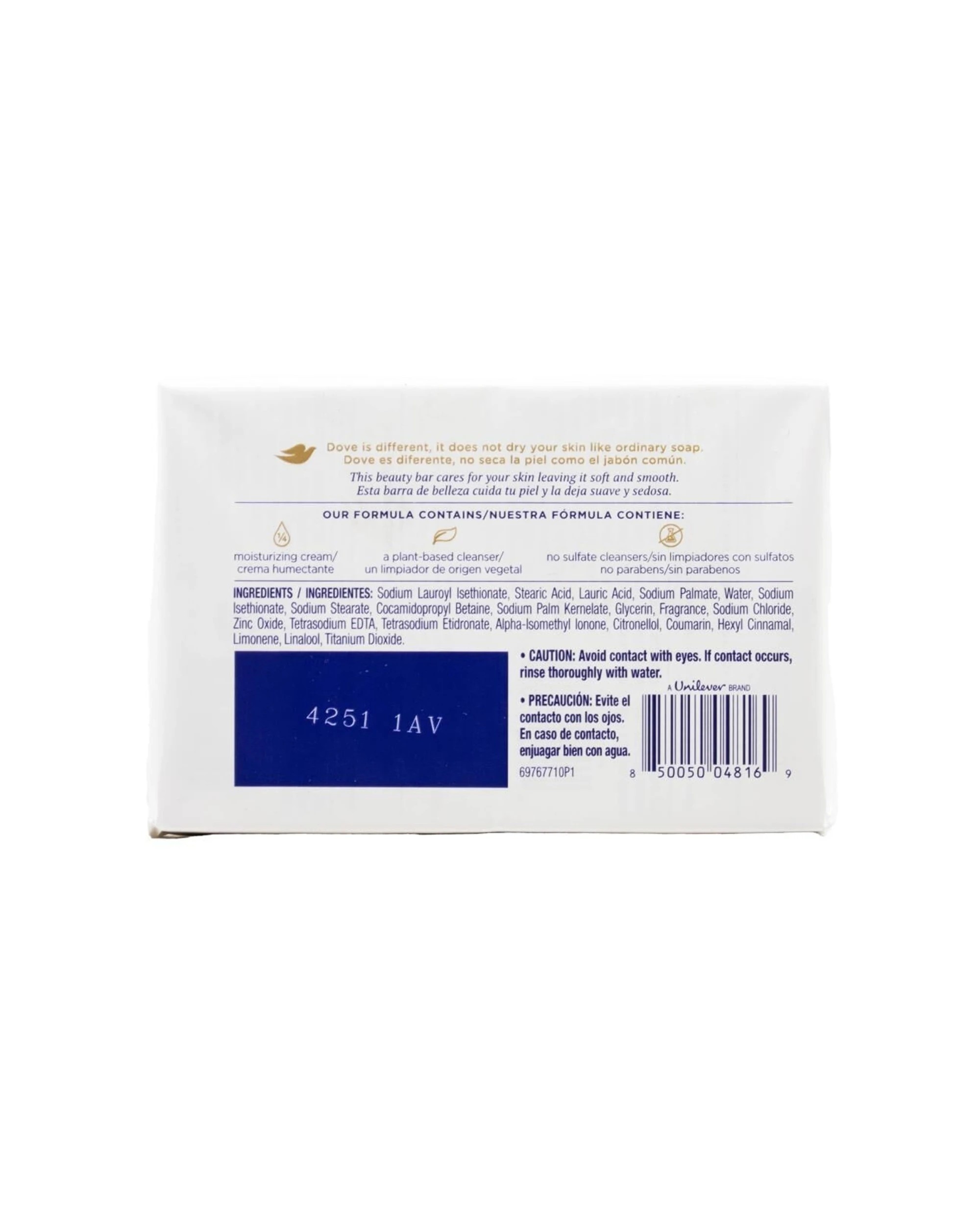 2 Dove 4pc Beauty Bar Soap With Deep Moisture Original 90g - White, 2 of 2