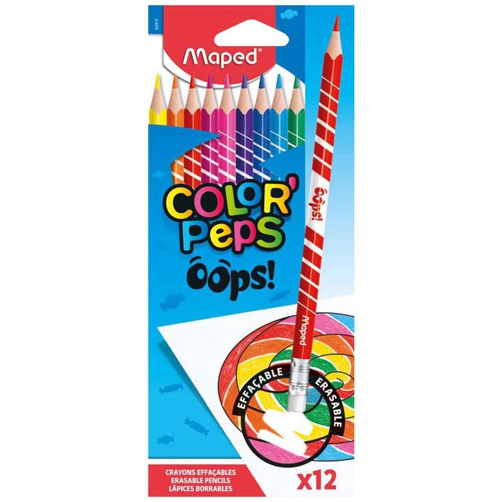 1 Maped Oops Coloured Pencils 12 Pack, 1 of 10