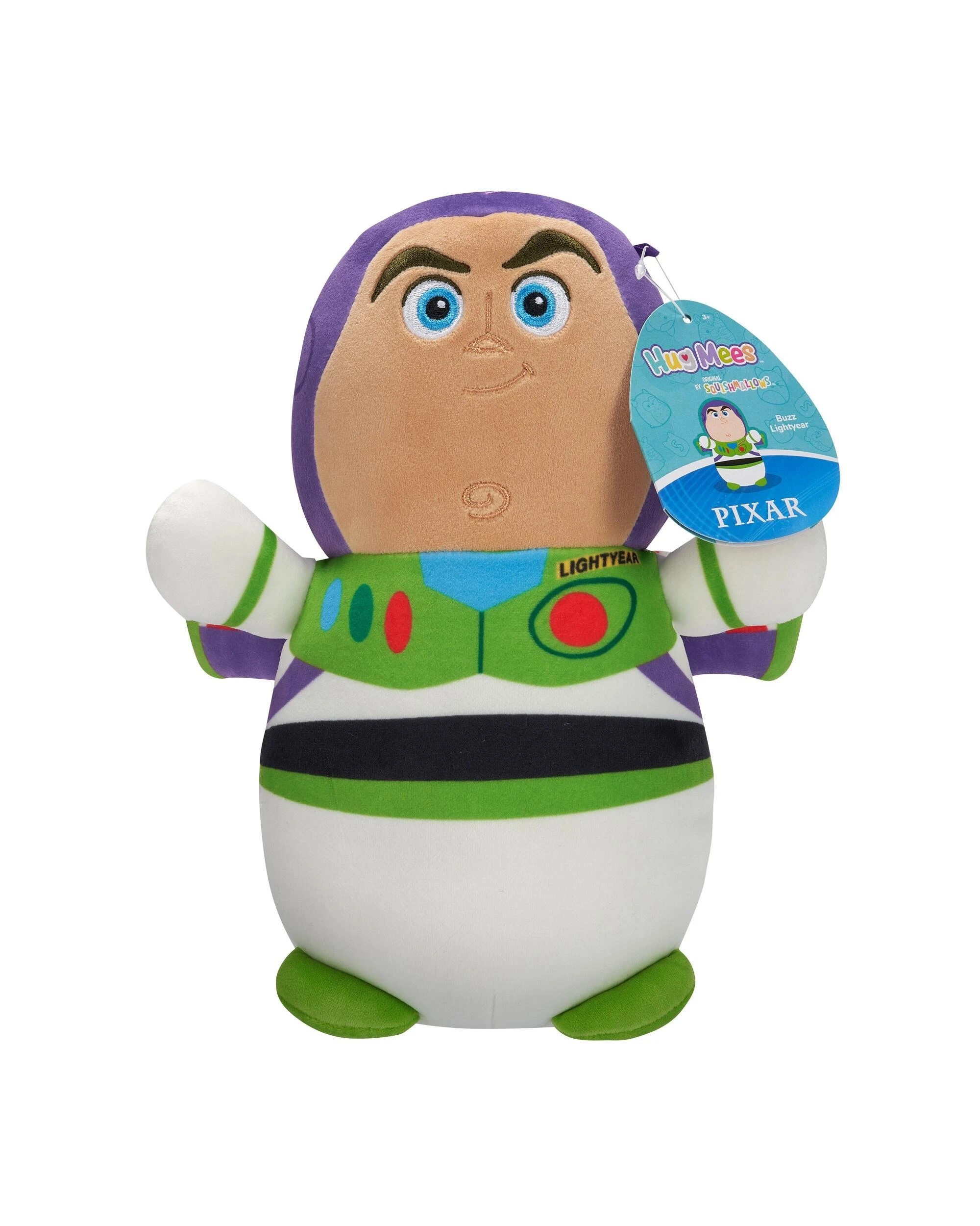 1 Squishmallows HugMees Disney Pixar Toy Story Buzz Lightyear 10 inch Plush, 1 of 5
