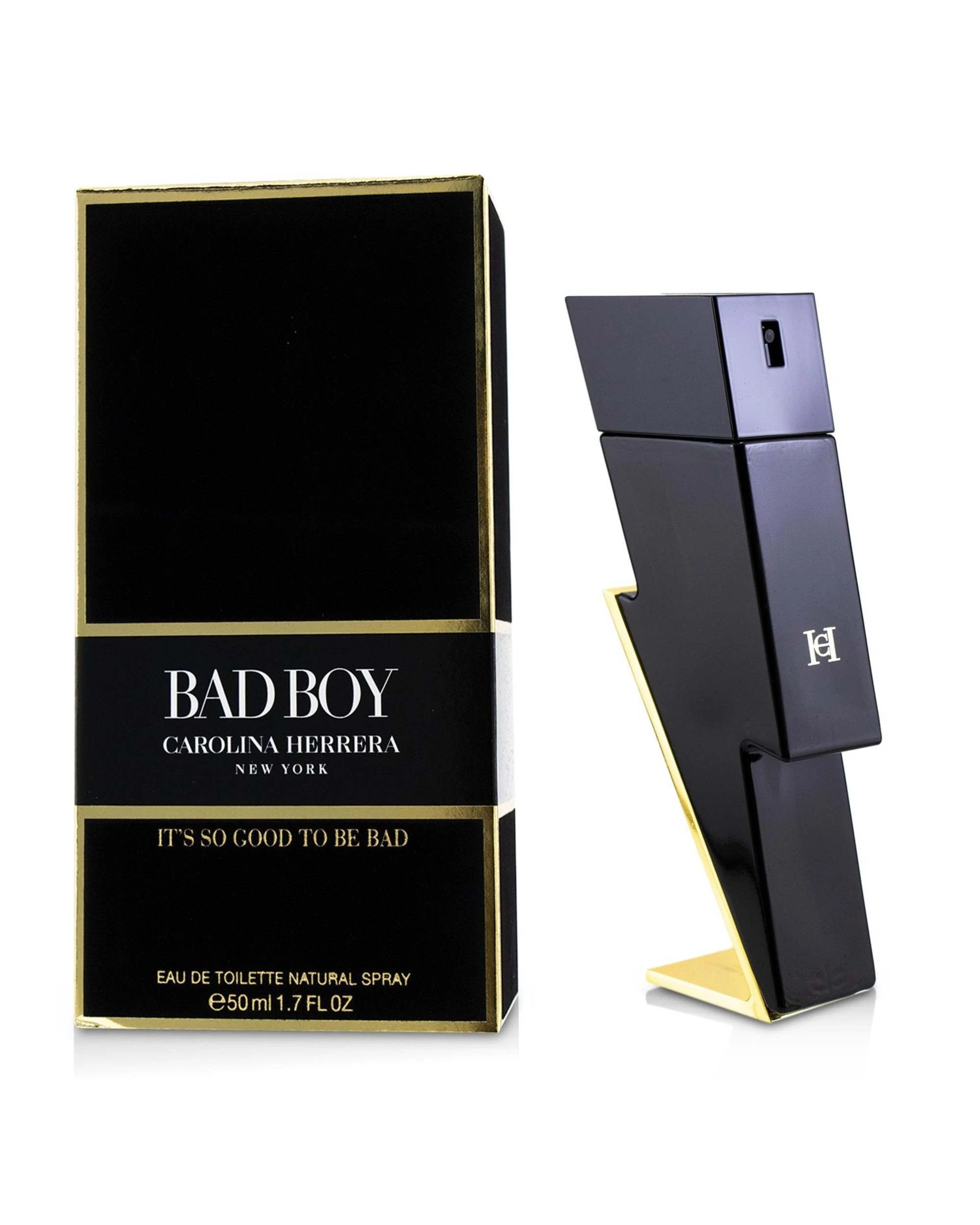 2 Carolina Herrera Bad Boy Eau De Toilette Spray 50ml/1.7oz, 2 of 4