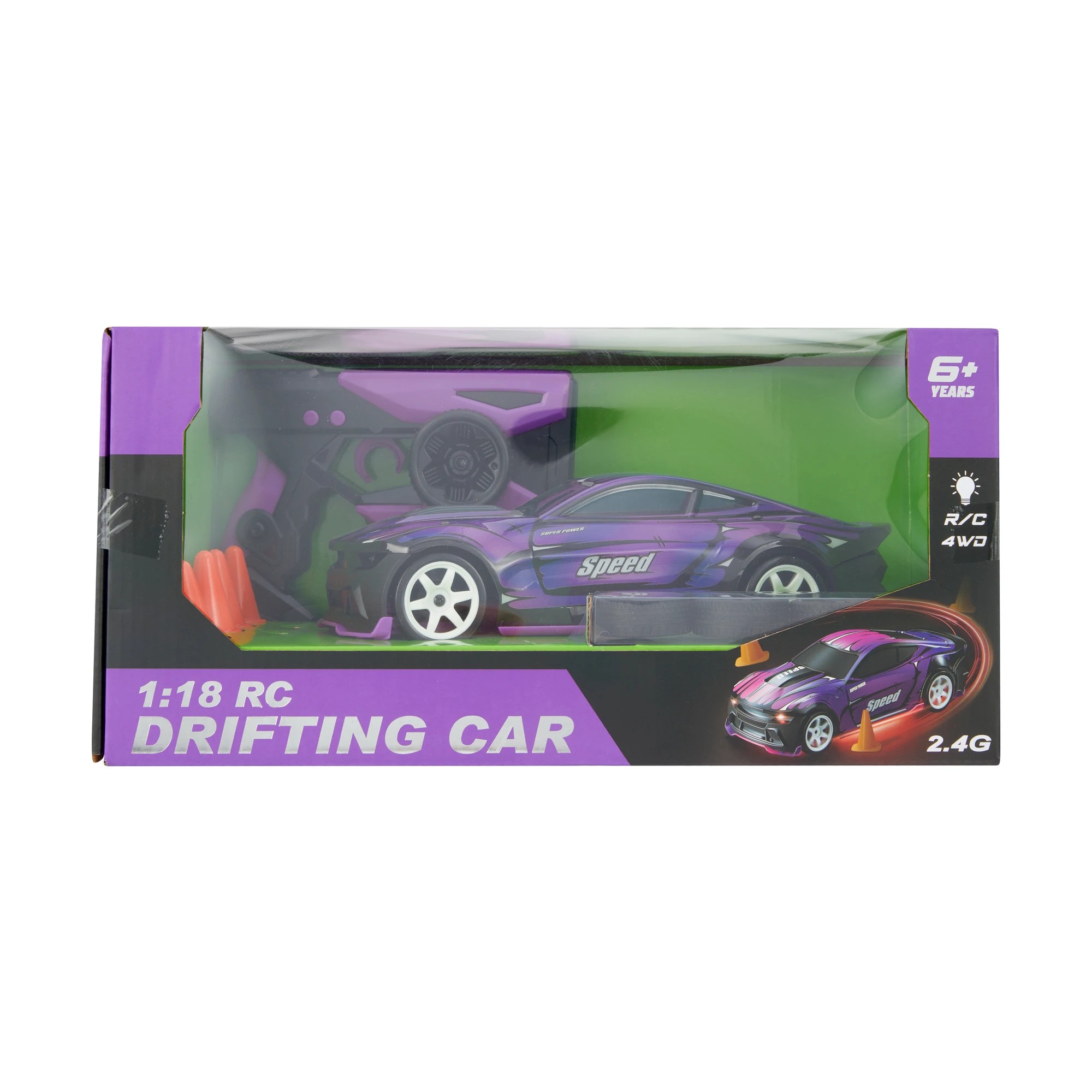 1 1:18 Scale R/C 4WD Drifting Car, 1 of 10