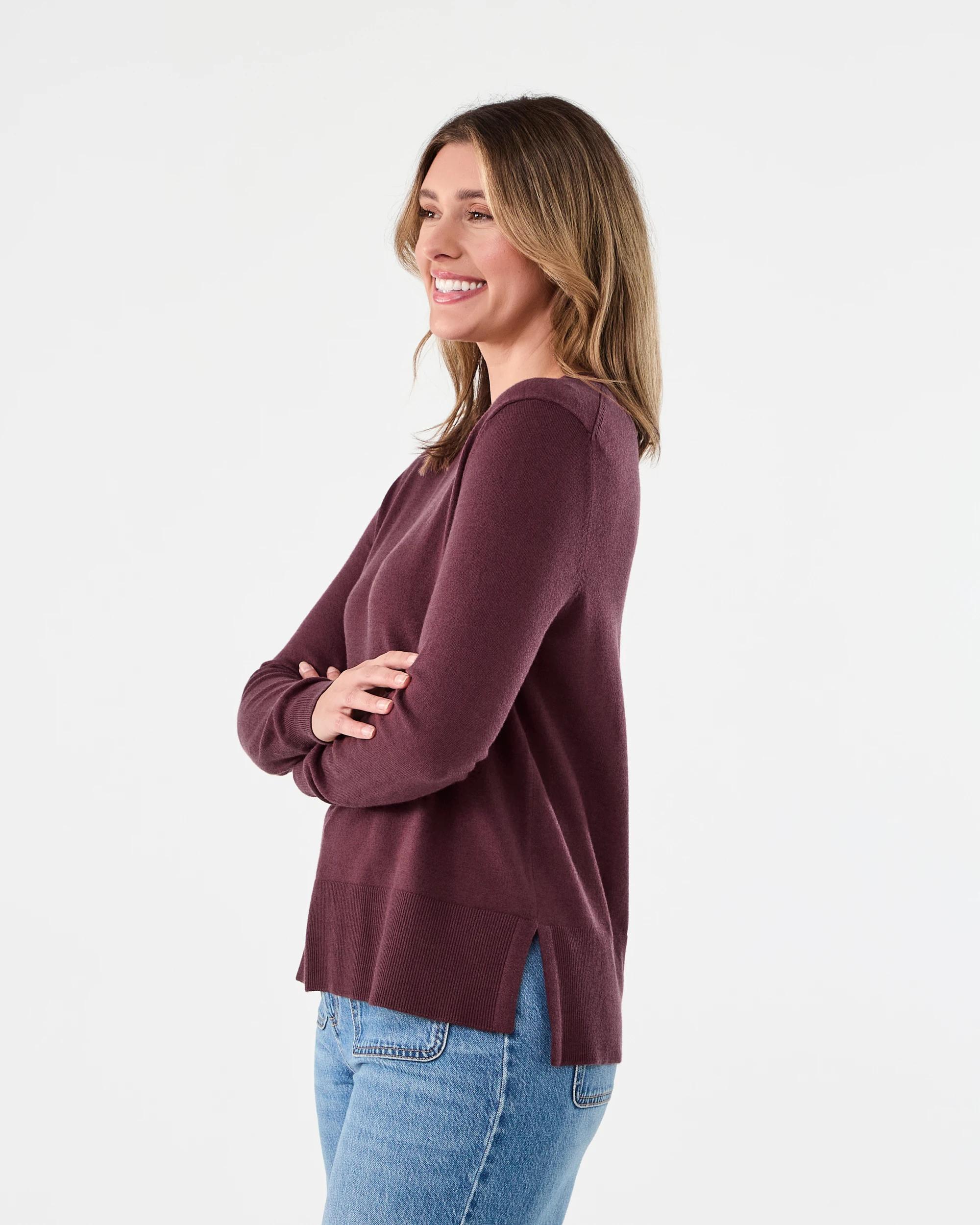 2 Crew Lightweight Jumper Red Royale, 2 of 6