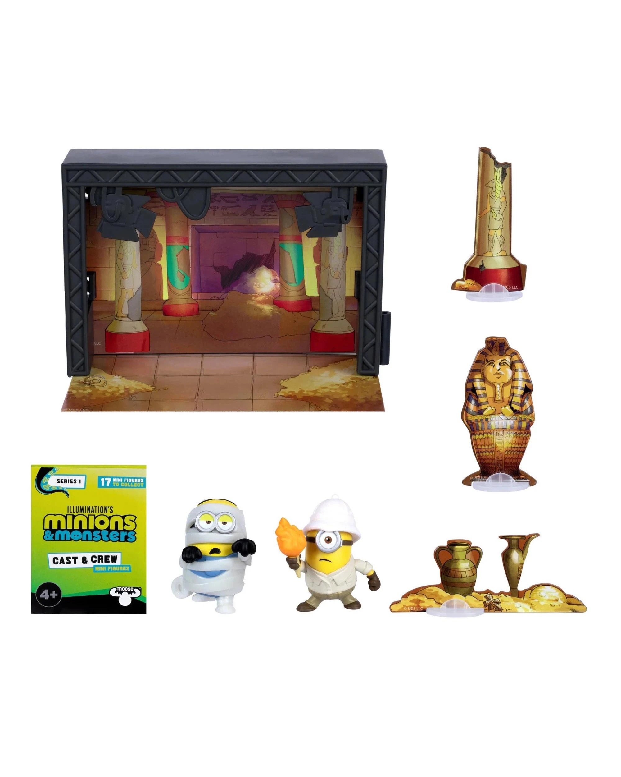3 Minions and Monsters Mummy Temple Sound Stage Mini Figure 2 Pack, 3 of 4