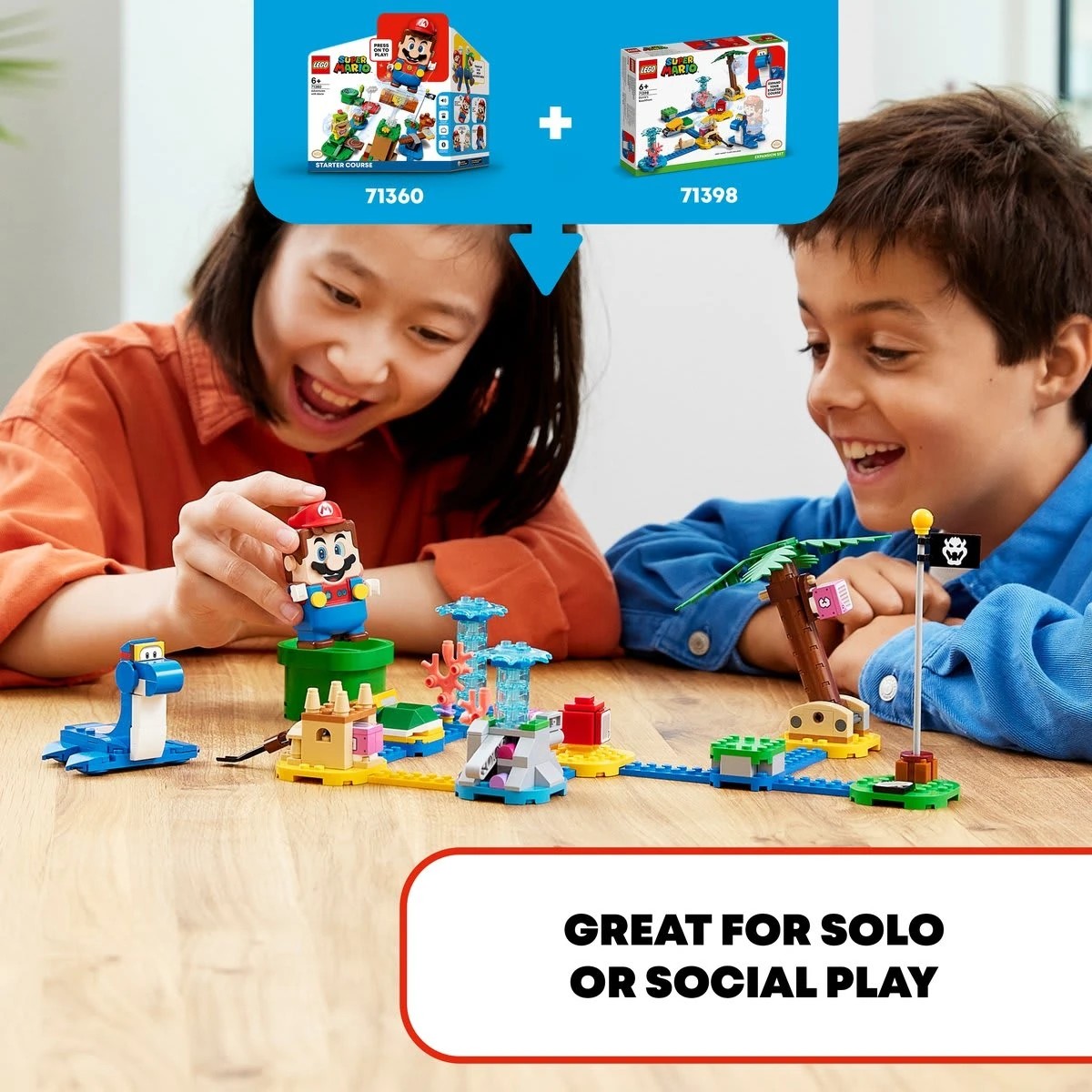 7 LEGO Super Mario Dorrie’s Beachfront Expansion Set 71398, 7 of 9