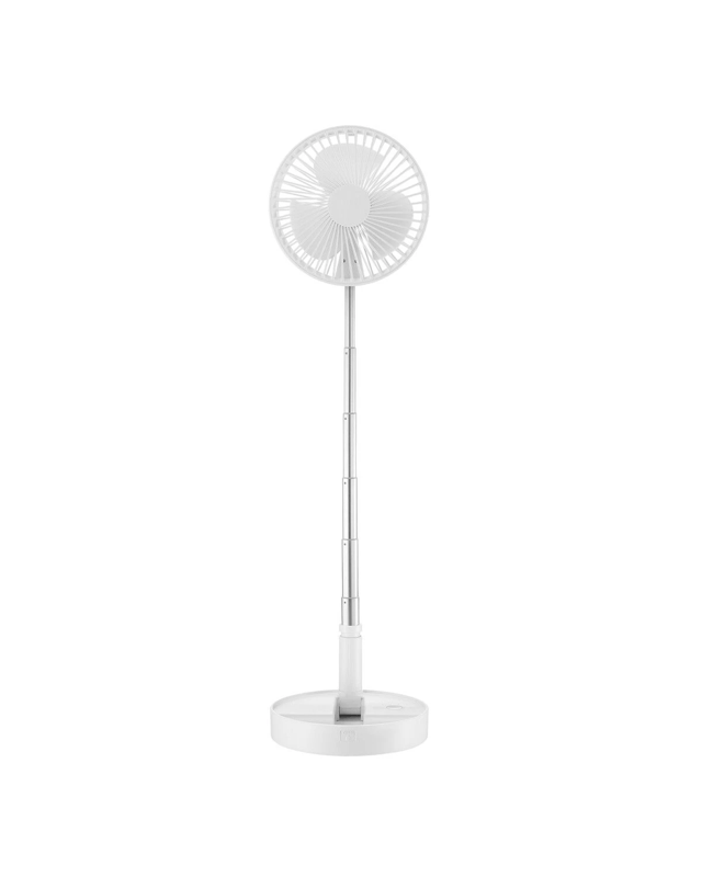 Ausway Portable Foldable Desk Fan Pedestal 3600mAh Rechargeable Battery 4 Sp