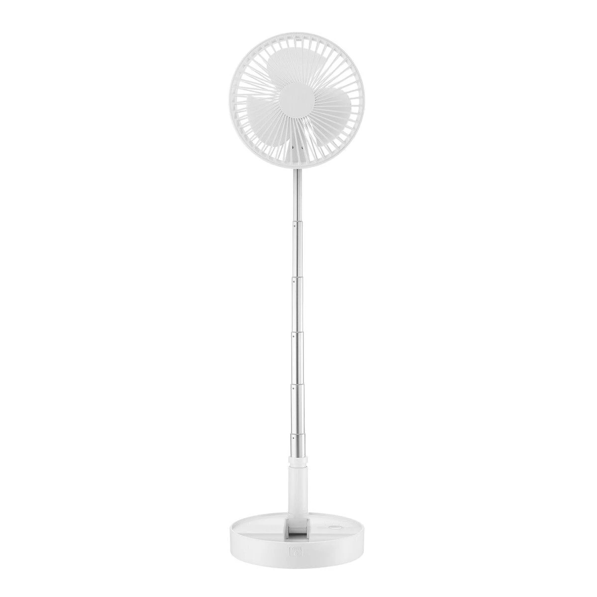 1 Ausway Portable Foldable Desk Fan Pedestal 3600mAh Rechargeable Battery 4 Speeds, 1 of 5