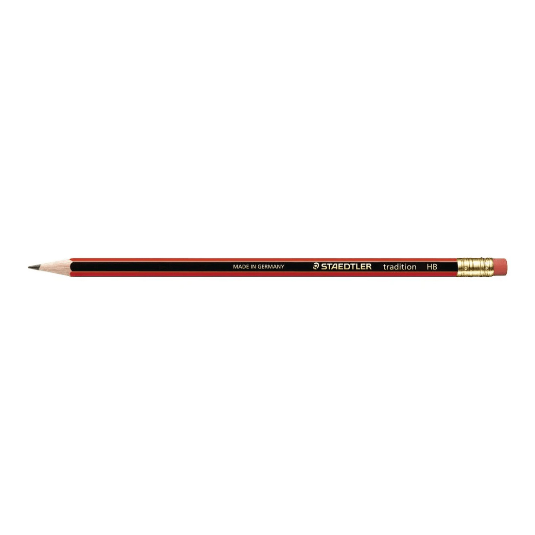 2 Staedtler Tradition Eraser Tip Graphite Pencils HB 12 Pack, 2 of 6