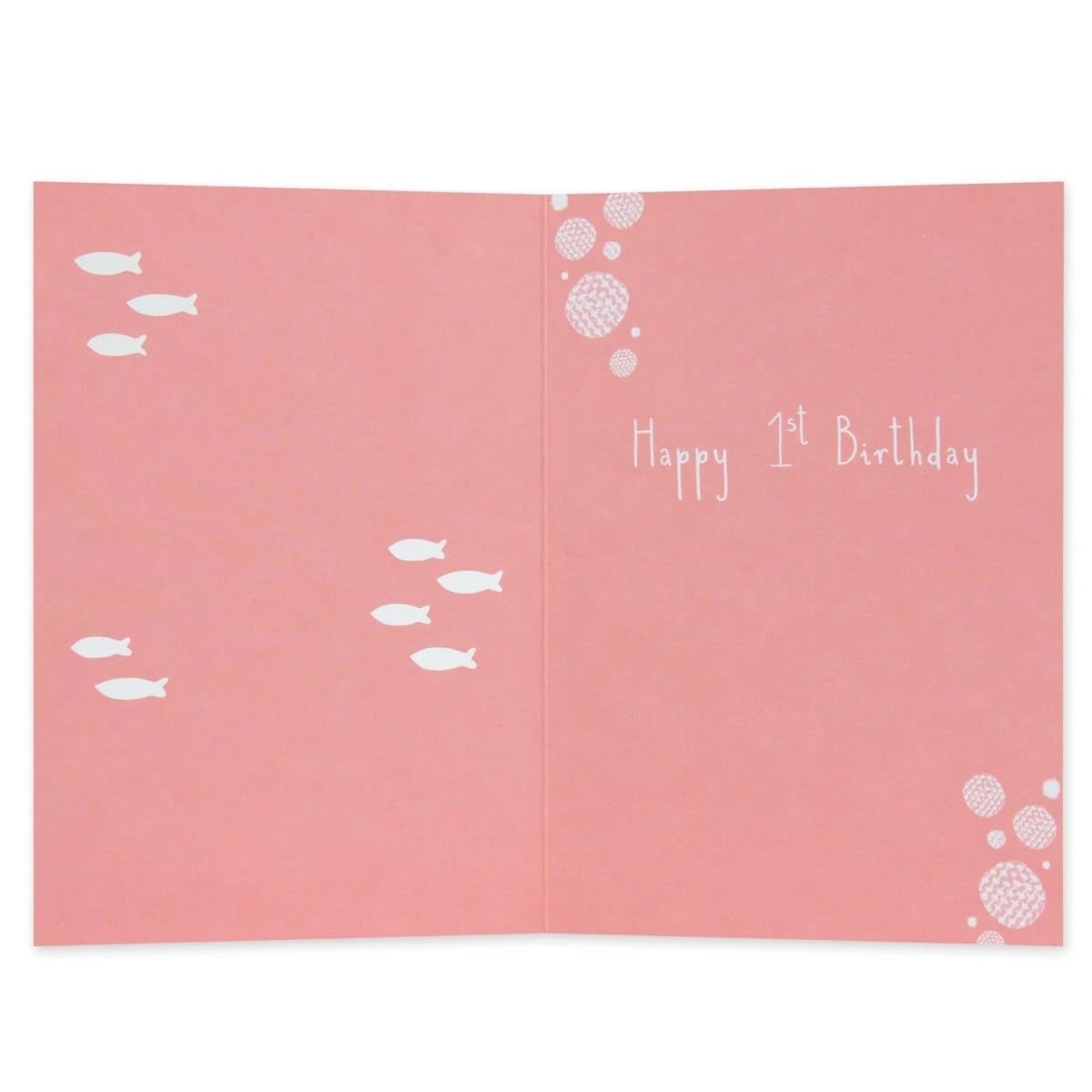 2 Connections from Hallmark 1st Birthday Card - Mermaid & Fish, 2 of 3