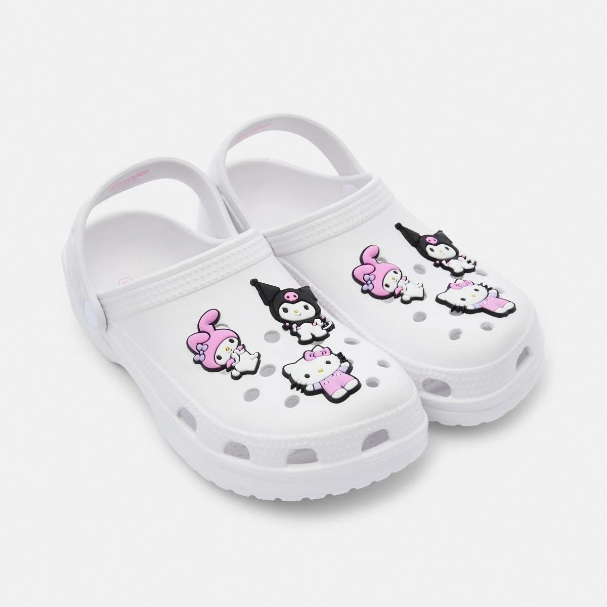 1 Senior Hello Kitty License Clogs White, 1 of 5