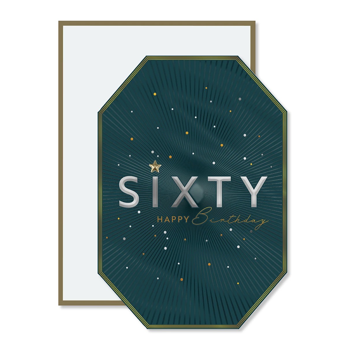 1 Hallmark 60th Birthday Card - Golden, 1 of 3