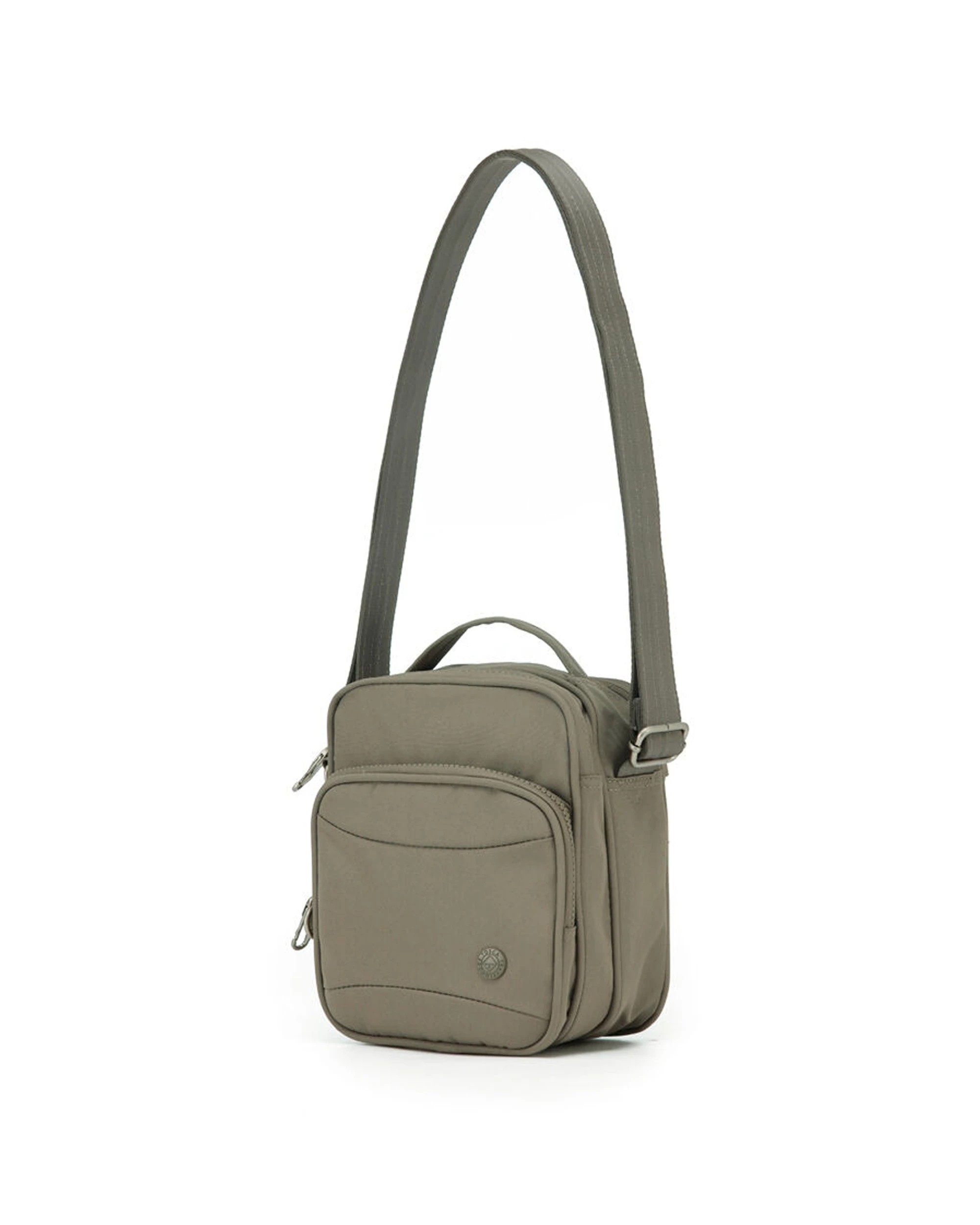 1 Tosca Anti-Theft Rfid Blocking Shoulder Travel Bag - Beige, 1 of 3