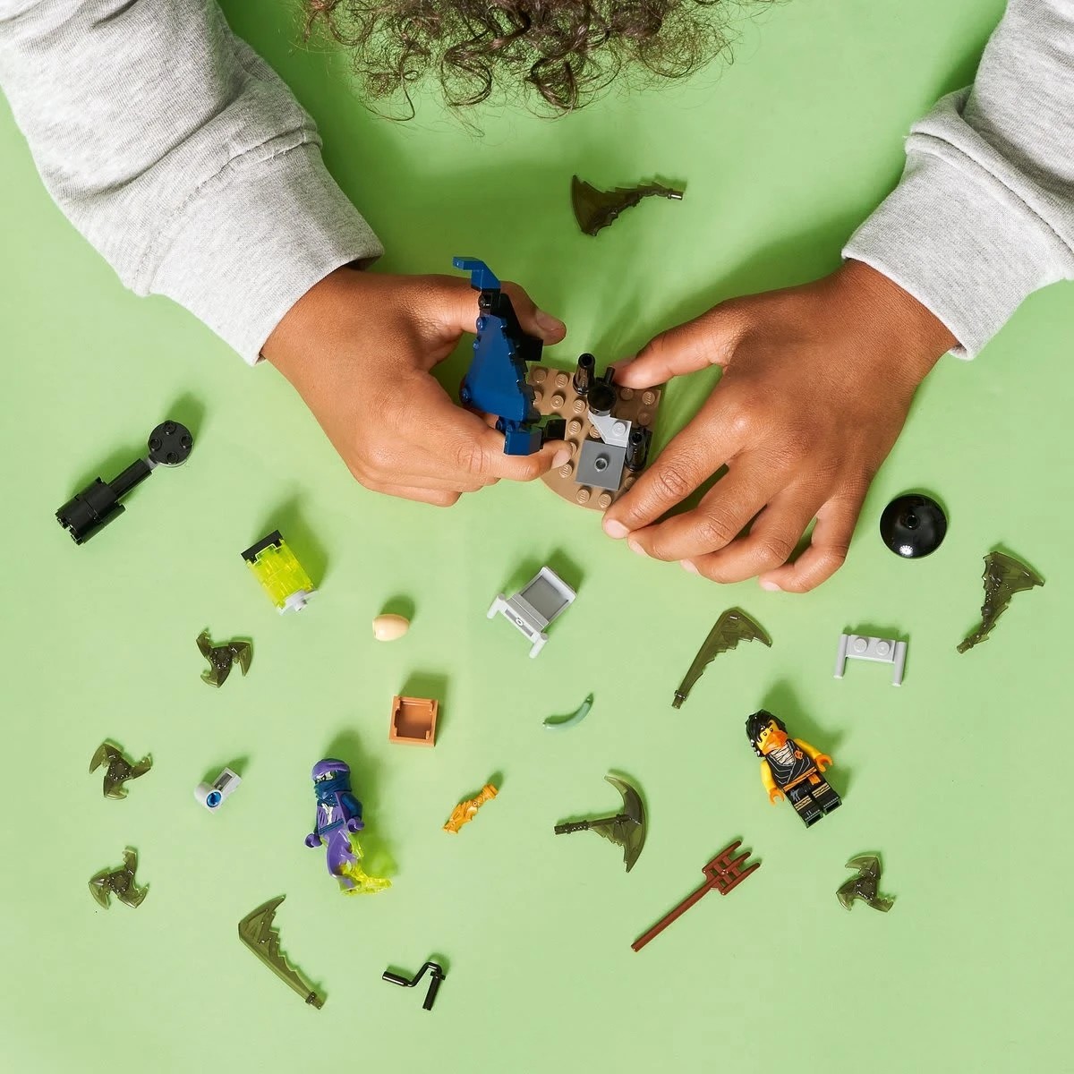 7 LEGO NINJAGO Epic Battle Set Cole vs. Ghost Warrior 71733, 7 of 9