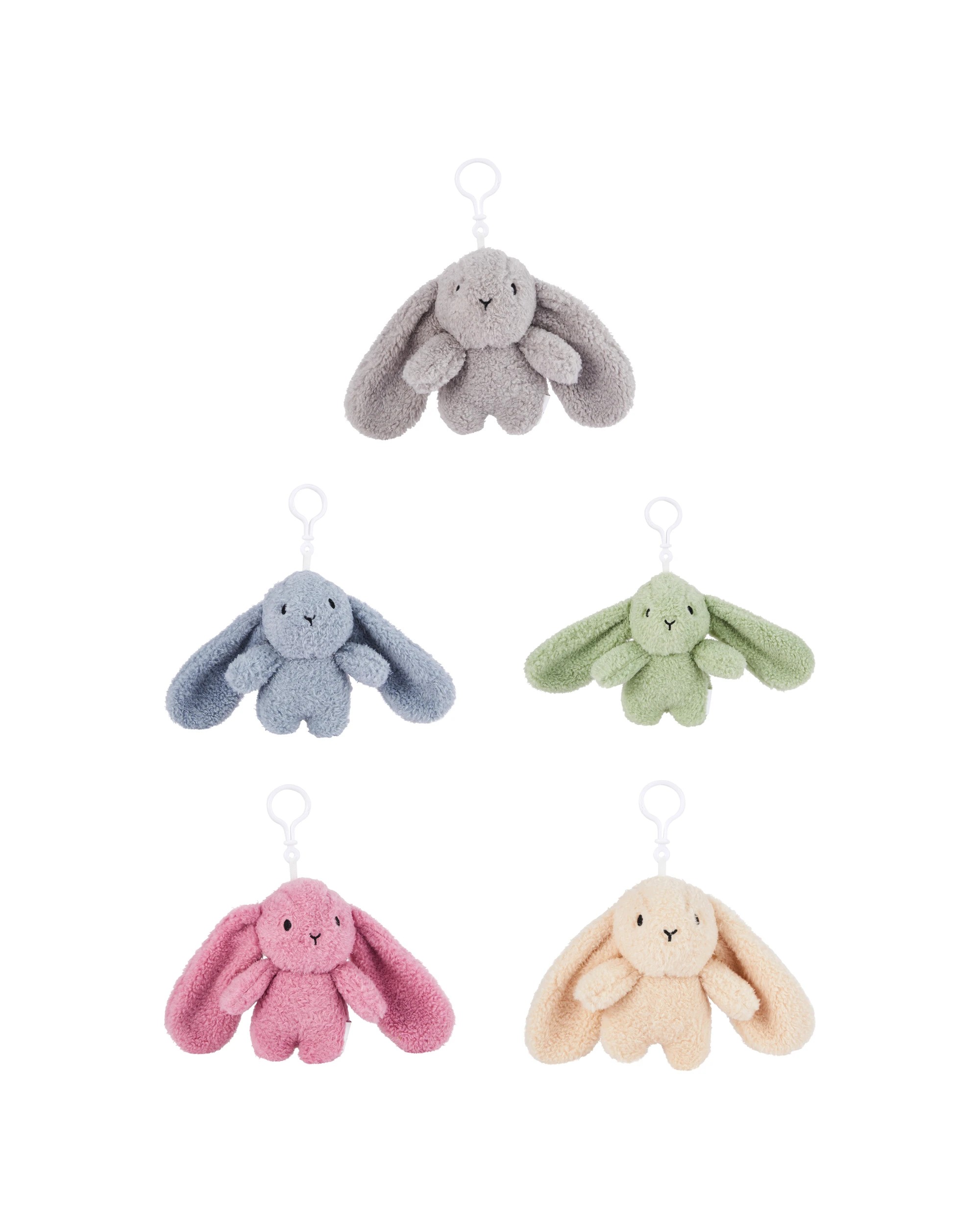1 Easter Bunny Clip-On Plush - Assorted, 1 of 3