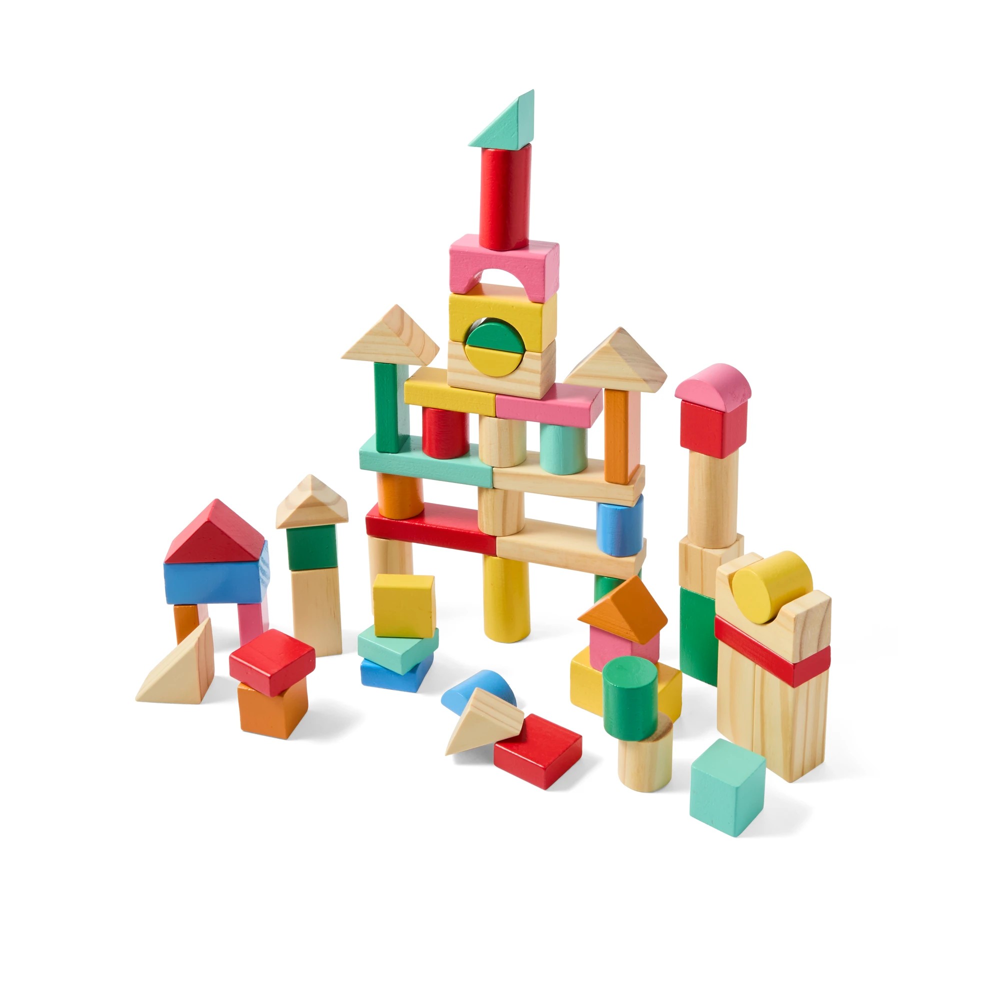 5 Wooden Blocks with Shape Sorting Lid, 5 of 10
