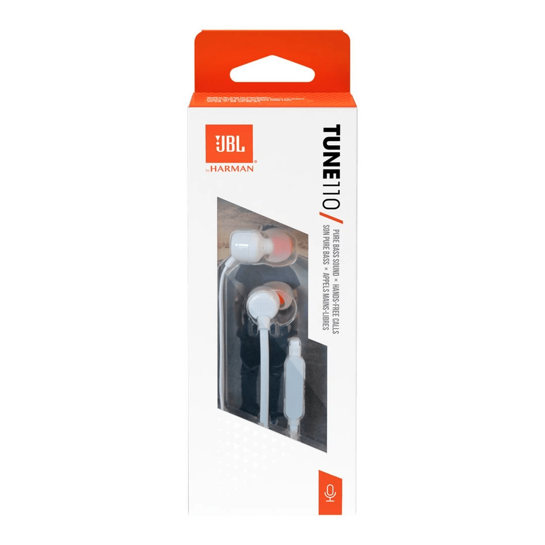 4 JBL T110 Earphones White, 4 of 4