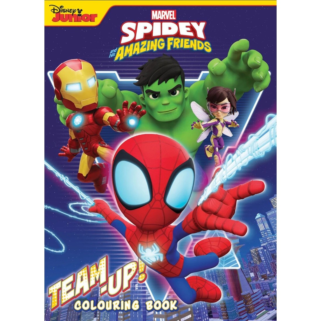 1 Disney Junior Marvel Spidey and His Amazing Friends Team-Up Colouring Book, 1 of 2