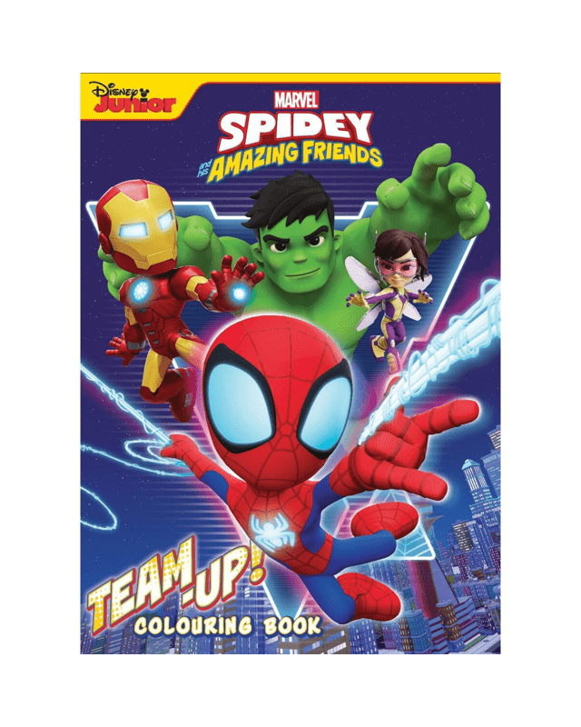 Disney Junior Marvel Spidey and His Amazing Friends Team-Up Colouring 