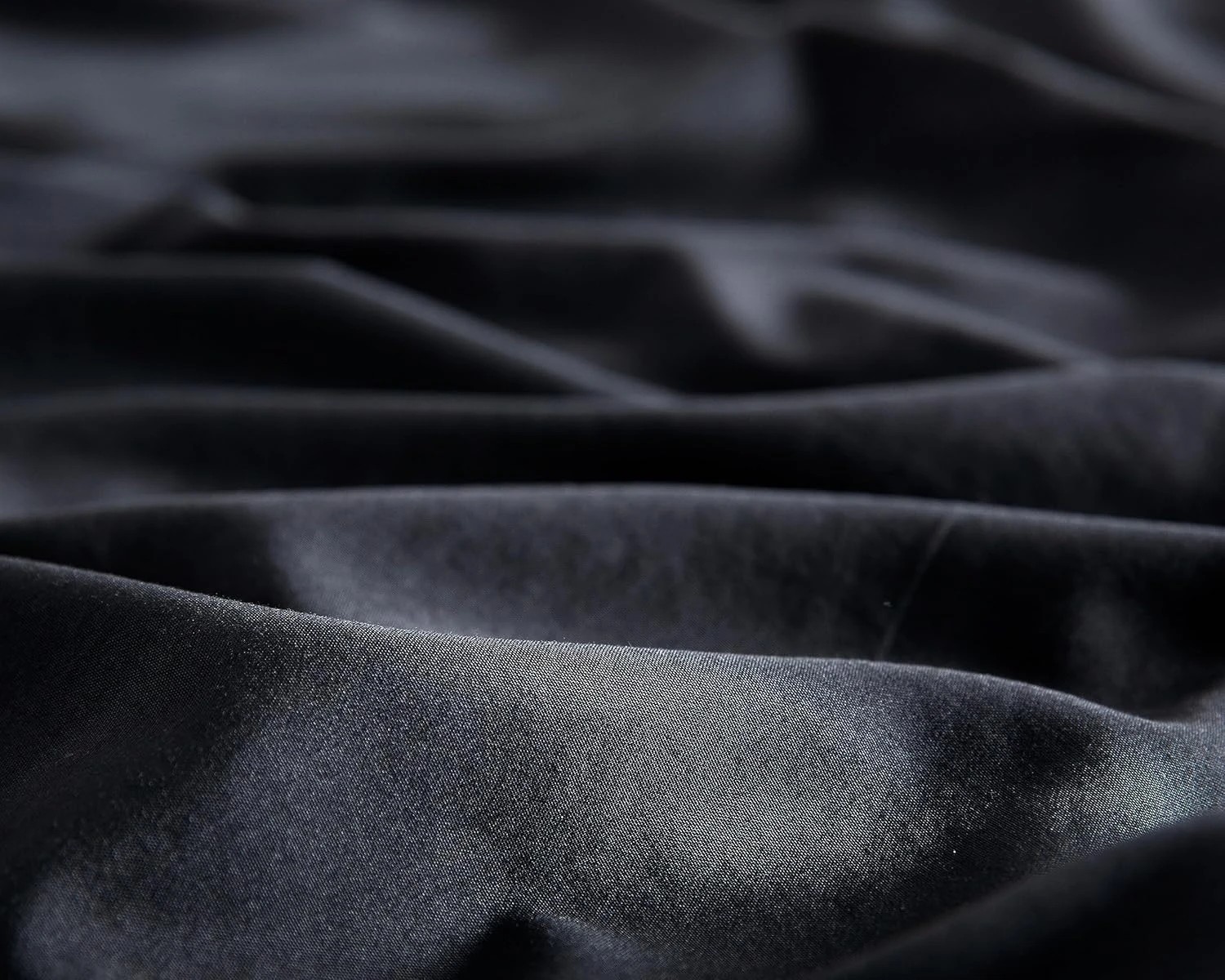 4 CleverPolly 2-Pack Vintage Washed Microfibre Standard Pillowcases - Black, 4 of 4