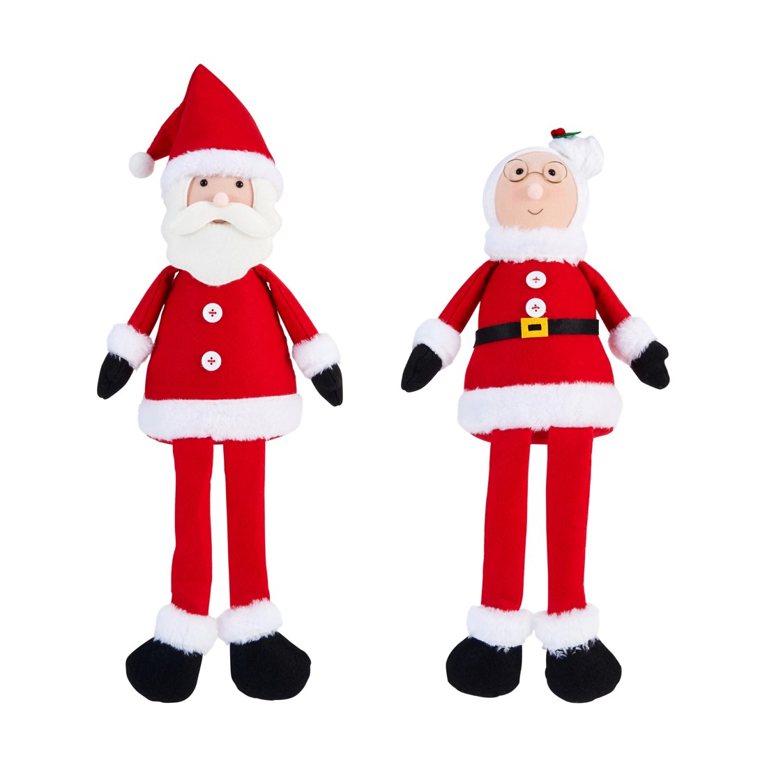 1 Sitting Santa or Mrs. Claus - Assorted, 1 of 6