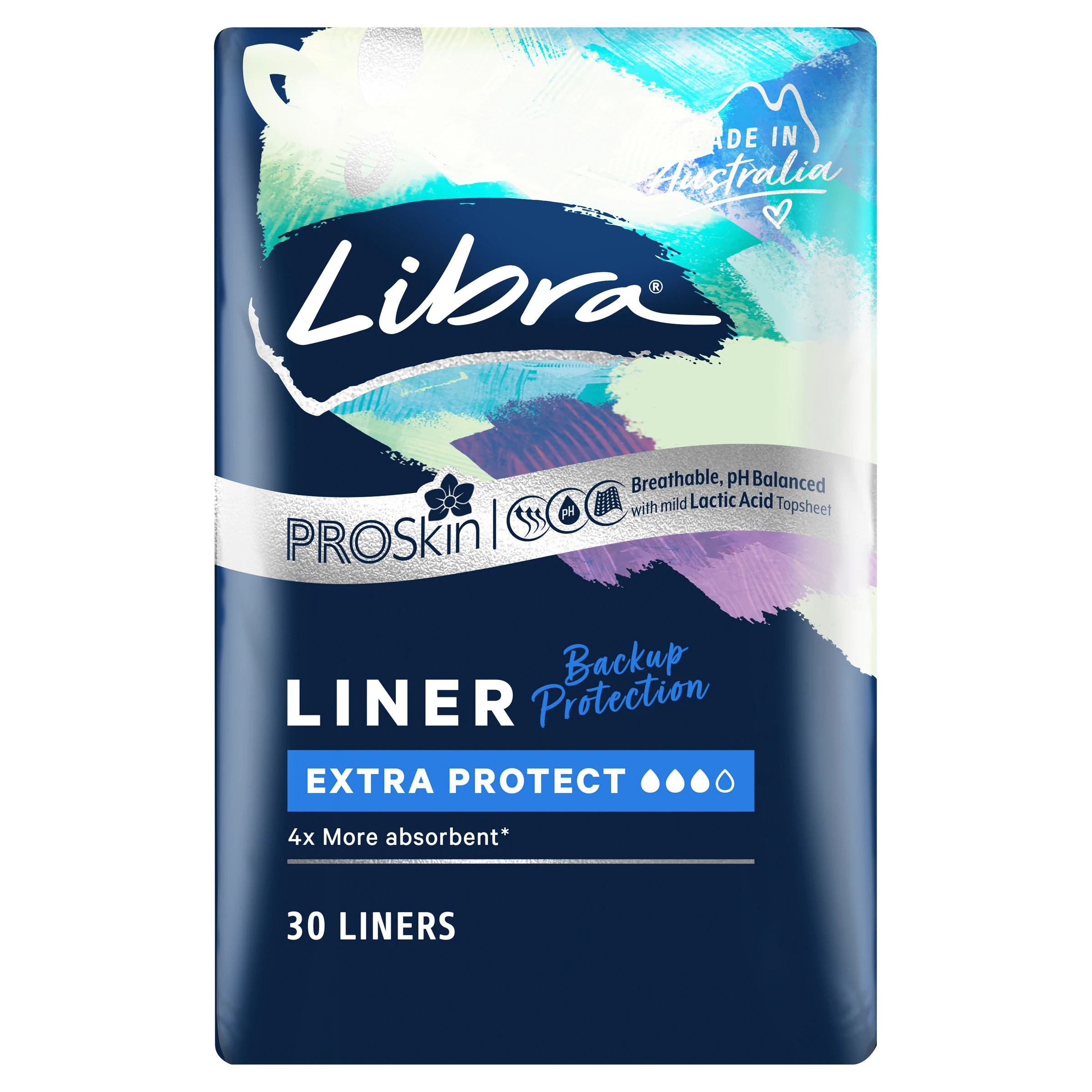 2 30 Pack Libra ProSkin Extra Protect Liners, 2 of 3