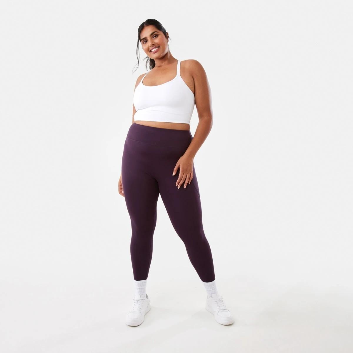 4 Active Womens Moulded Crop Top WHITE, 4 of 10