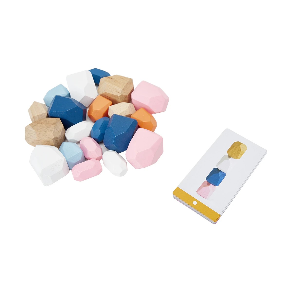 1 Mindfulness Stacking Stones Tower Building Game, 1 of 8