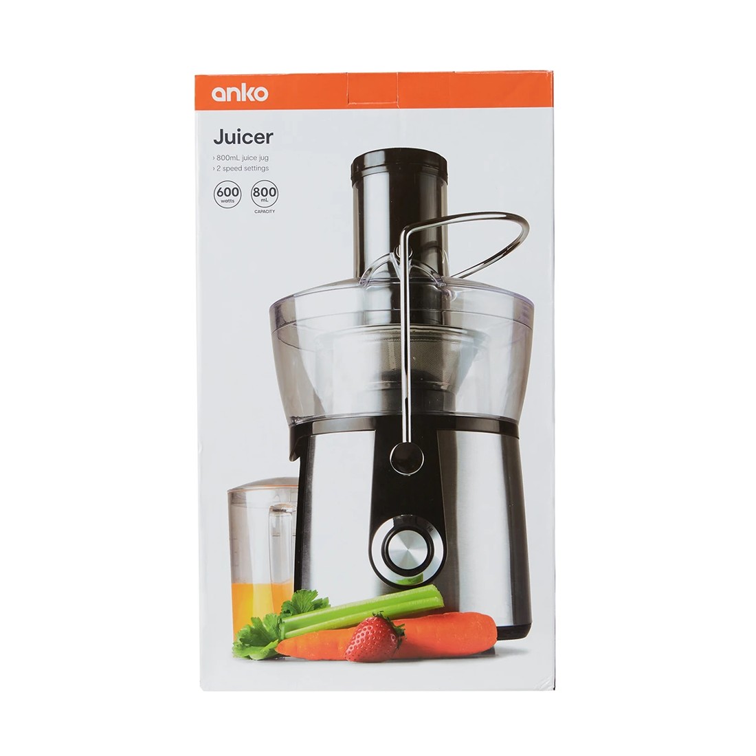 10 800ml Juicer - Black and Silver, 10 of 10