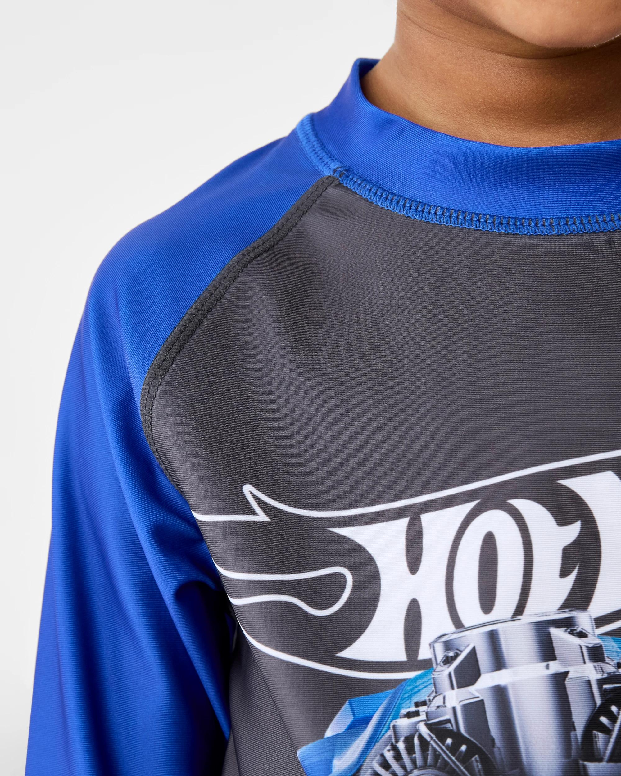 7 Hot Wheel License Short Sleeve Rash Vest Hot Wheels, 7 of 7