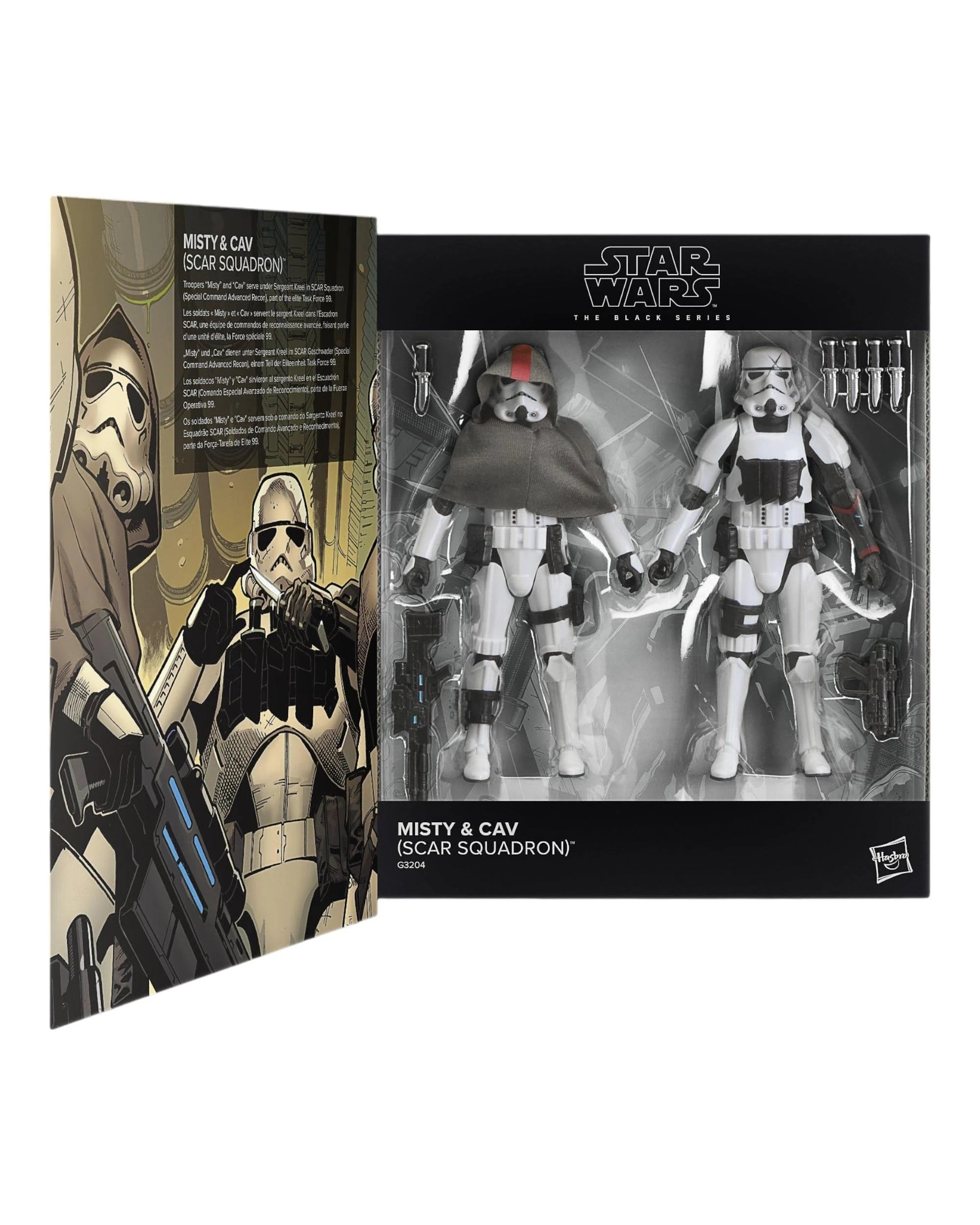 2 Star Wars The Black Series Cav and Misty - SCAR Squadron -  Action Figure 2 Pack, 2 of 8