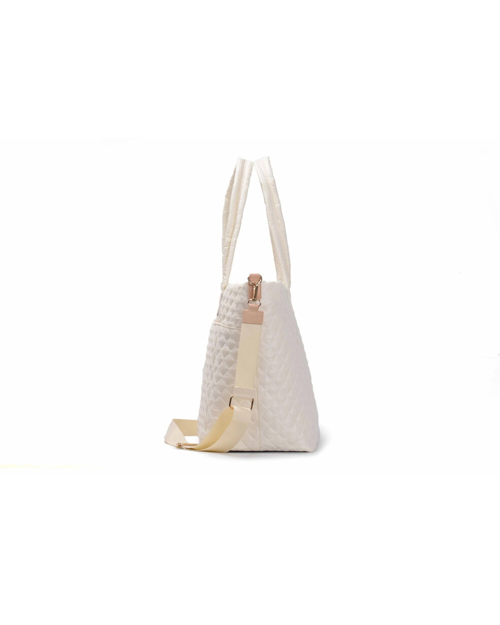 2 Tosca Metro Large Travel Tote Bag Detachable Shoulder Strap Mushroom - Natural, 2 of 8