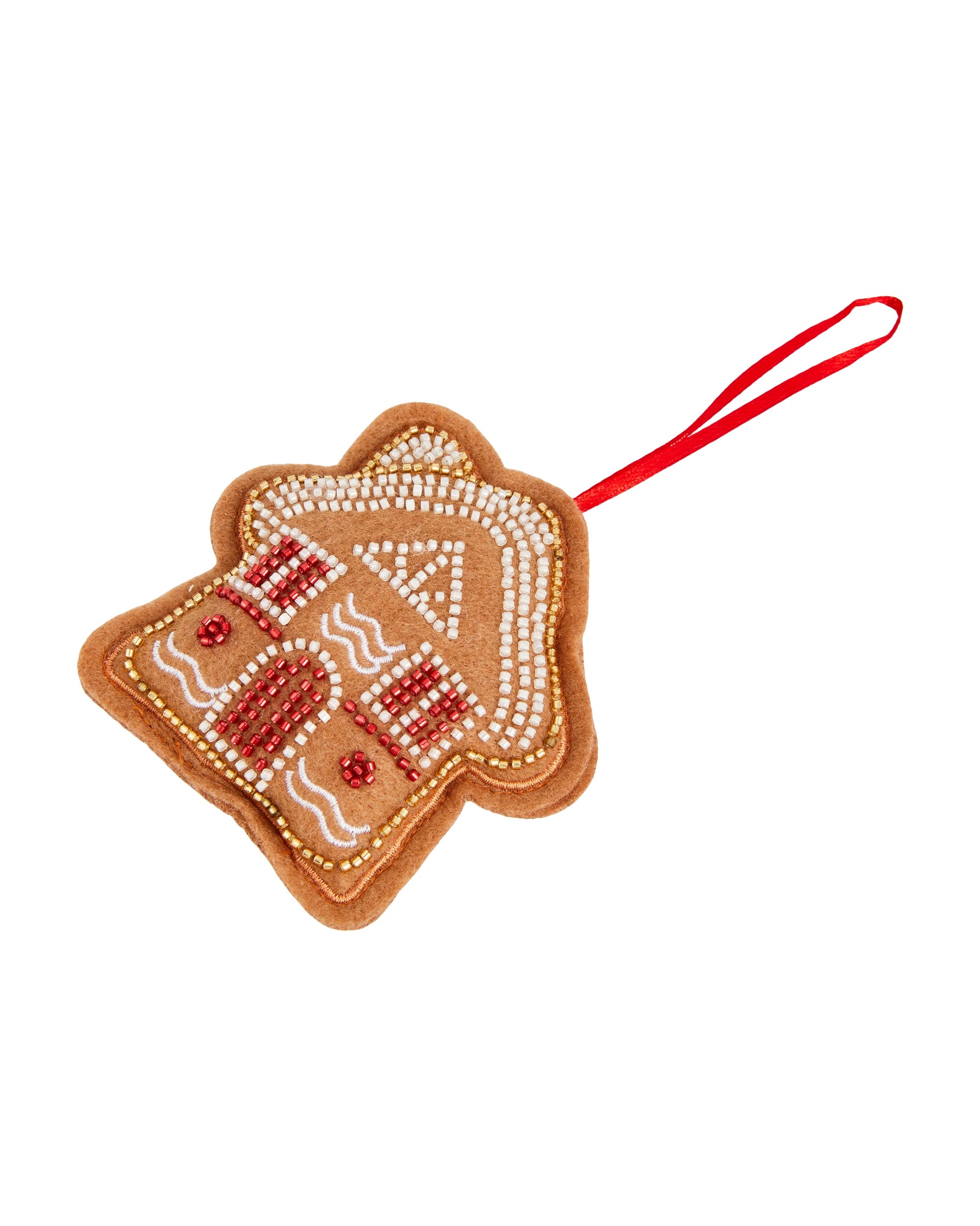 3 Beaded Christmas Icon Decoration - Assorted, 3 of 5