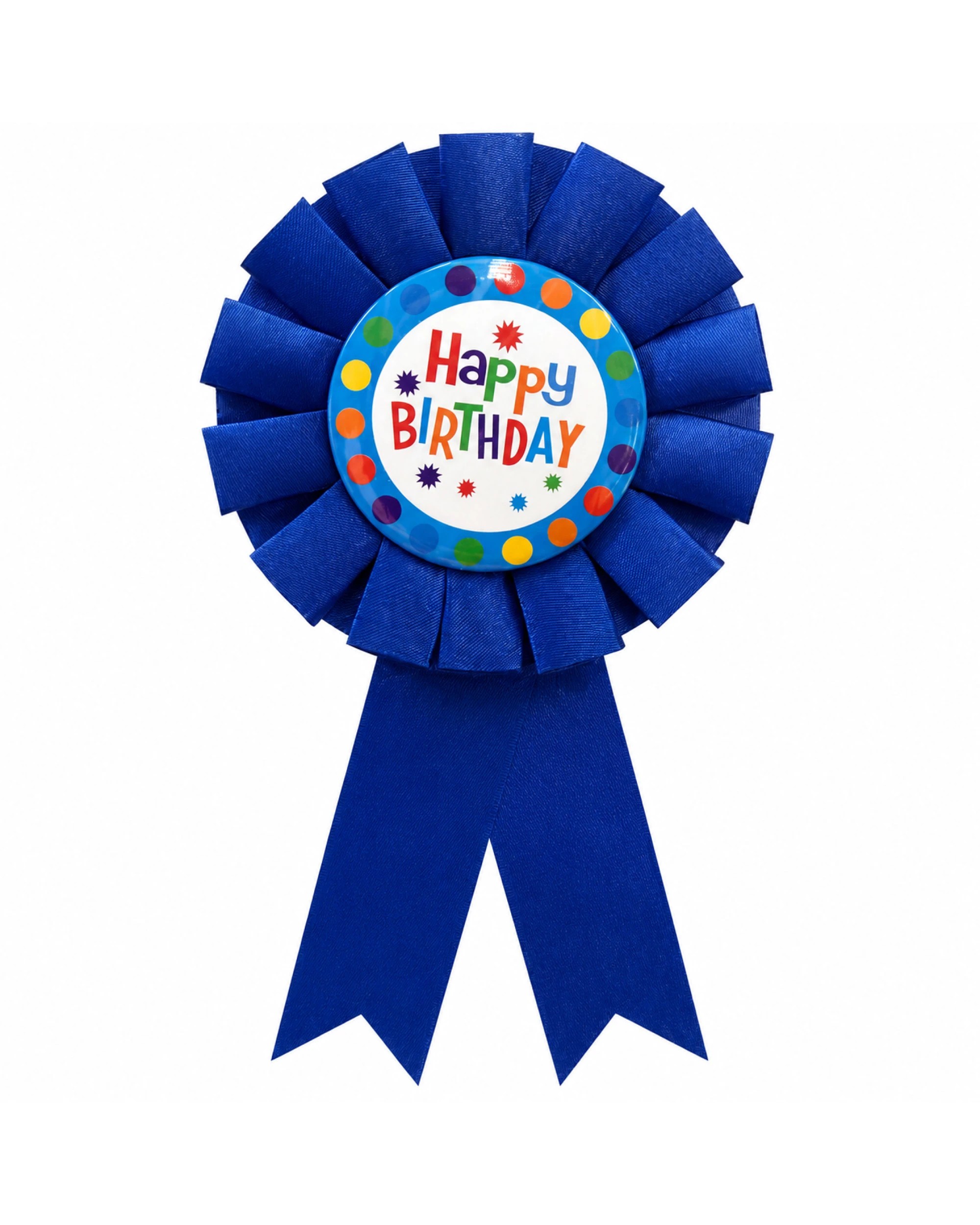 1 BR Costumes Boys Happy Birthday Badge in Blue, 1 of 1