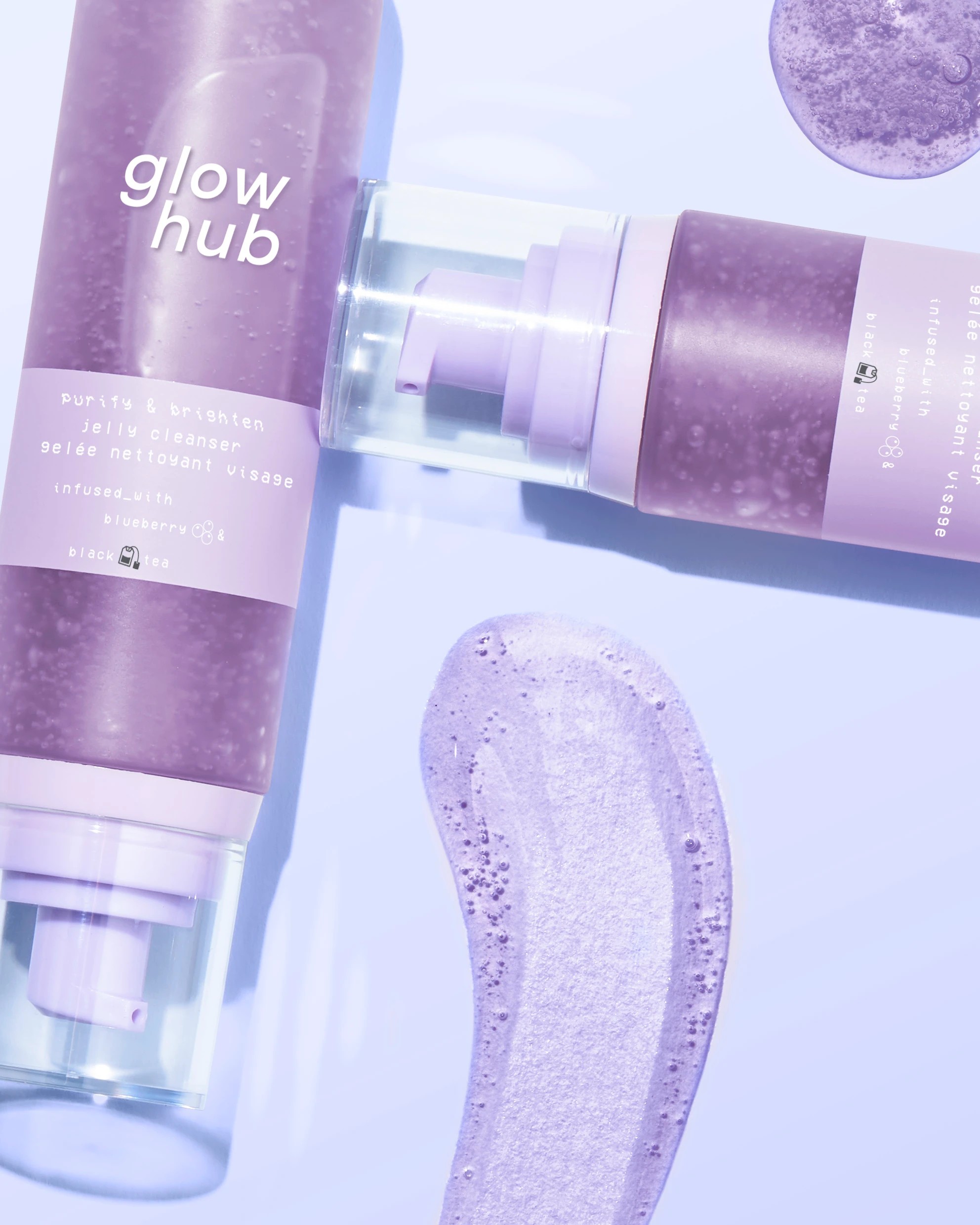 3 Glow Hub Jelly Cleanser 120ml - Blueberry and Black Tea, 3 of 5