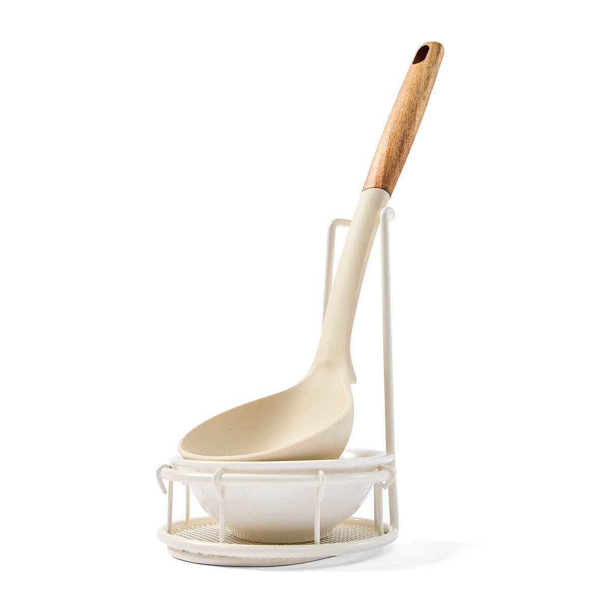 1 Off White Upright Spoon Rest, 1 of 8