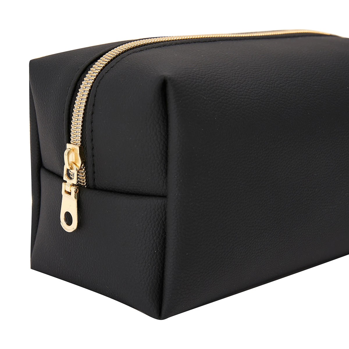 3 Box Cosmetic Bag - Black, 3 of 8
